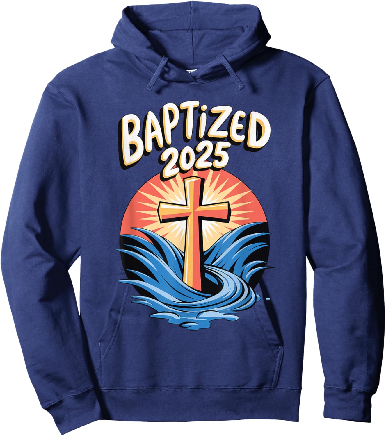 Baptized 2025 Hoodie - Hoodie | Navy