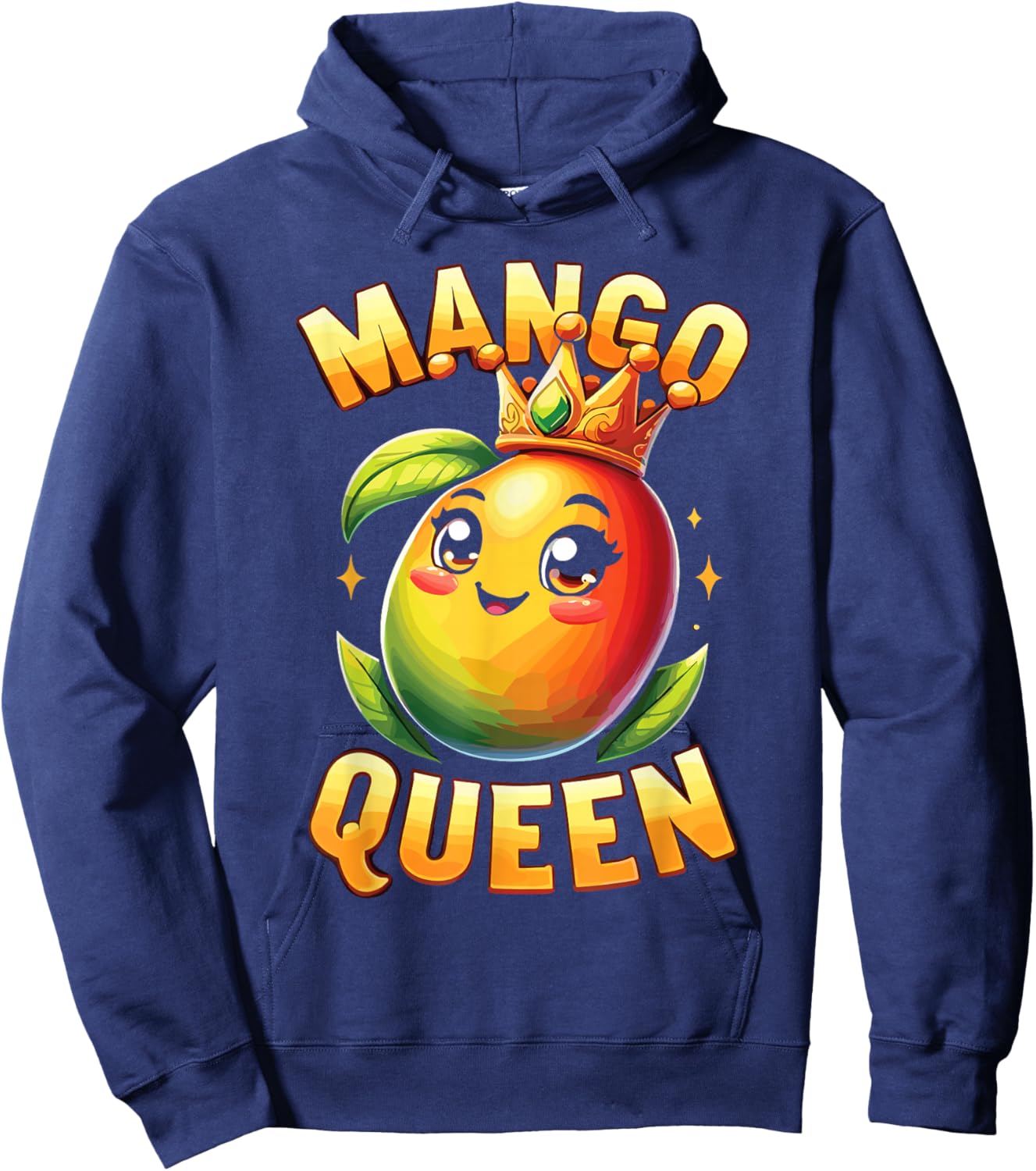 Art Mangos Fruit Lover Fruit Mango Queen Hoodie - Hoodie | Navy