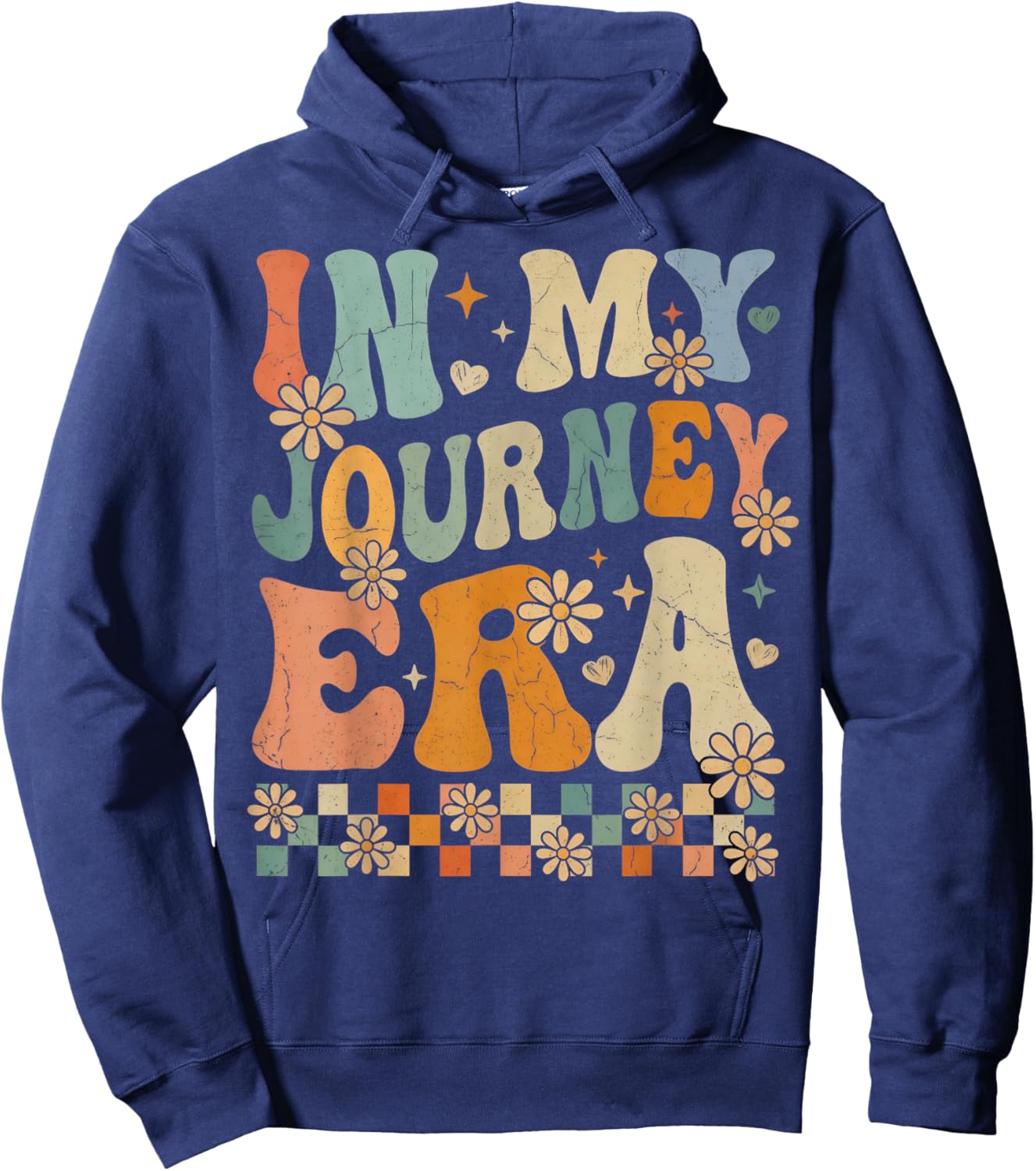 Vintage in My Journey Era Gifts Women Kids Hoodie - Hoodie | Navy