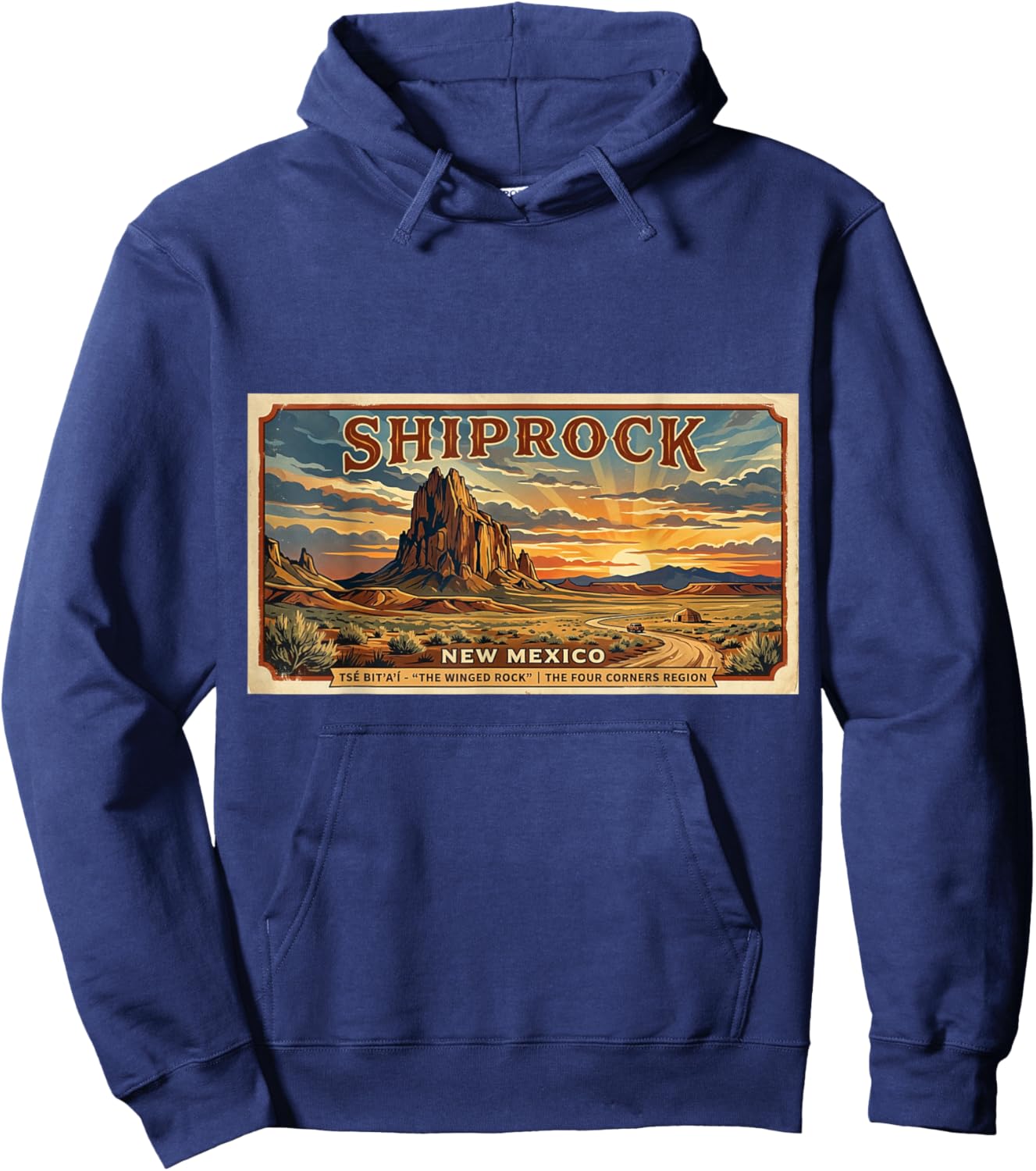 Vintage Shiprock Hoodie - Hoodie | Navy