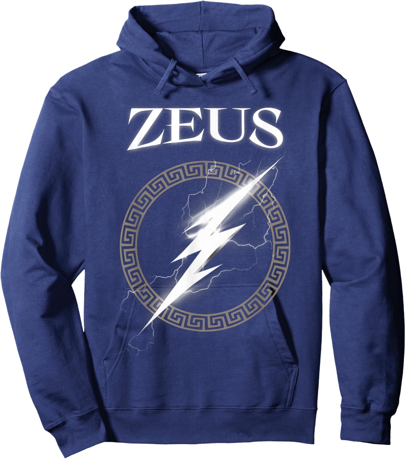 Zeus Greek God Symbol Hoodie - Hoodie | Navy