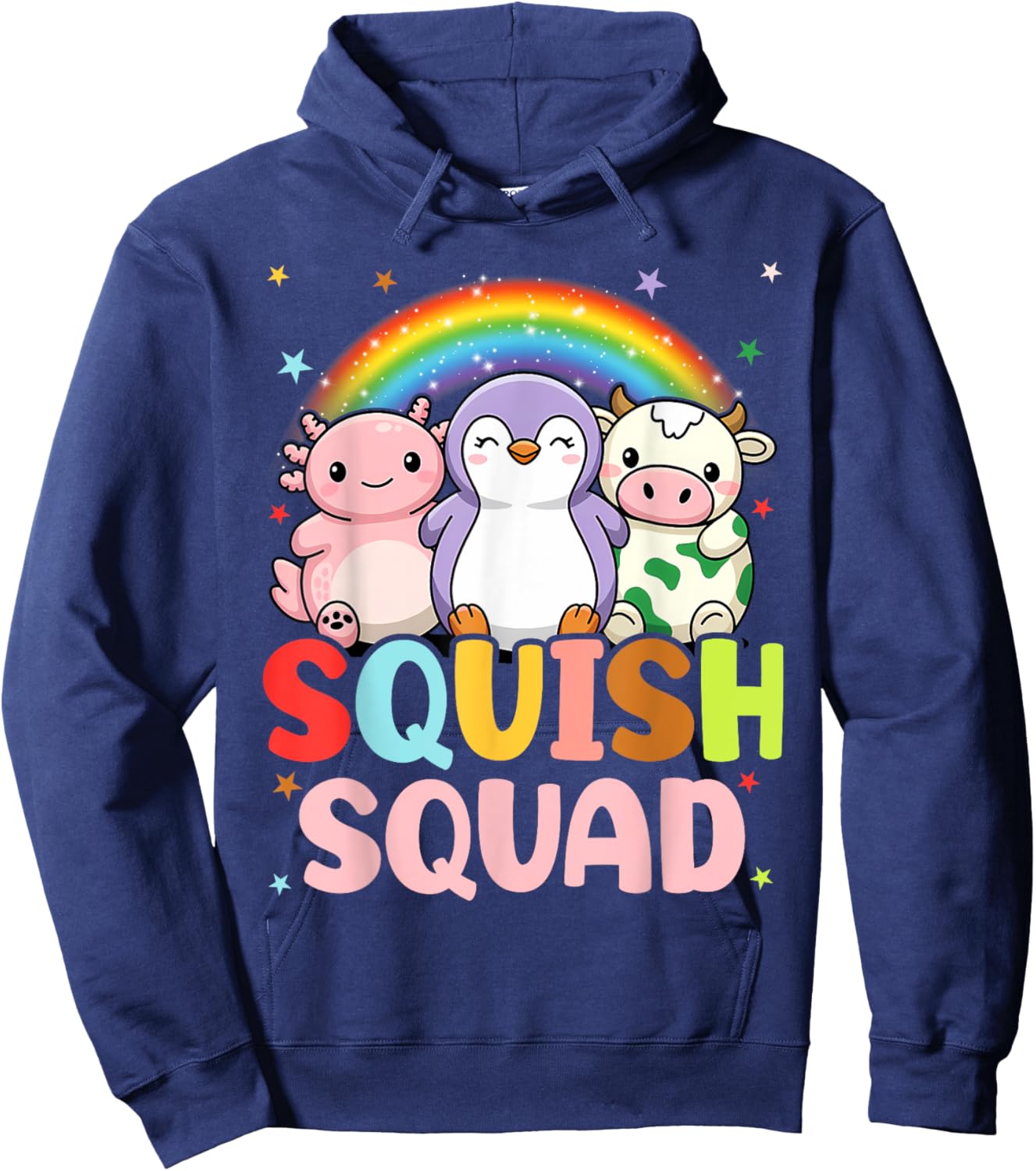 Squish Squad Mallow Lover Cute Birthday Hoodie - Hoodie | Navy