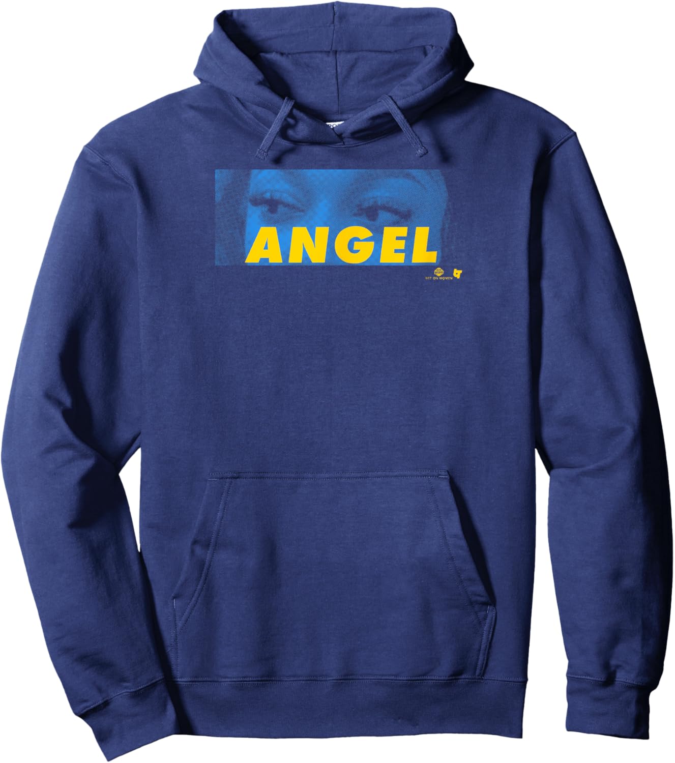 Angel Reese - Angel Eyes - Chicago Basketball Hoodie - Hoodie | Navy