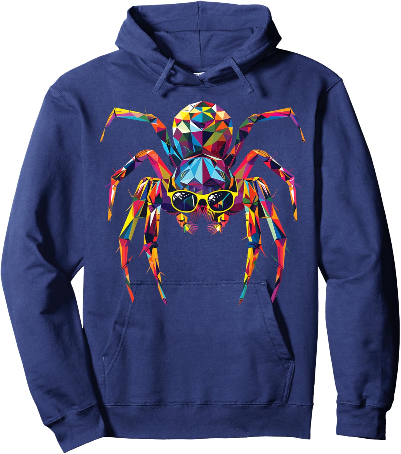 Spider Dad Mom Cool Sunglasses - Spider Hoodie - Hoodie | Navy