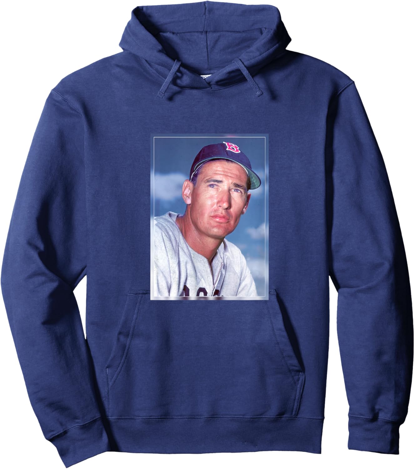Ted Williams_Baseball_020 Hoodie - Hoodie | Navy