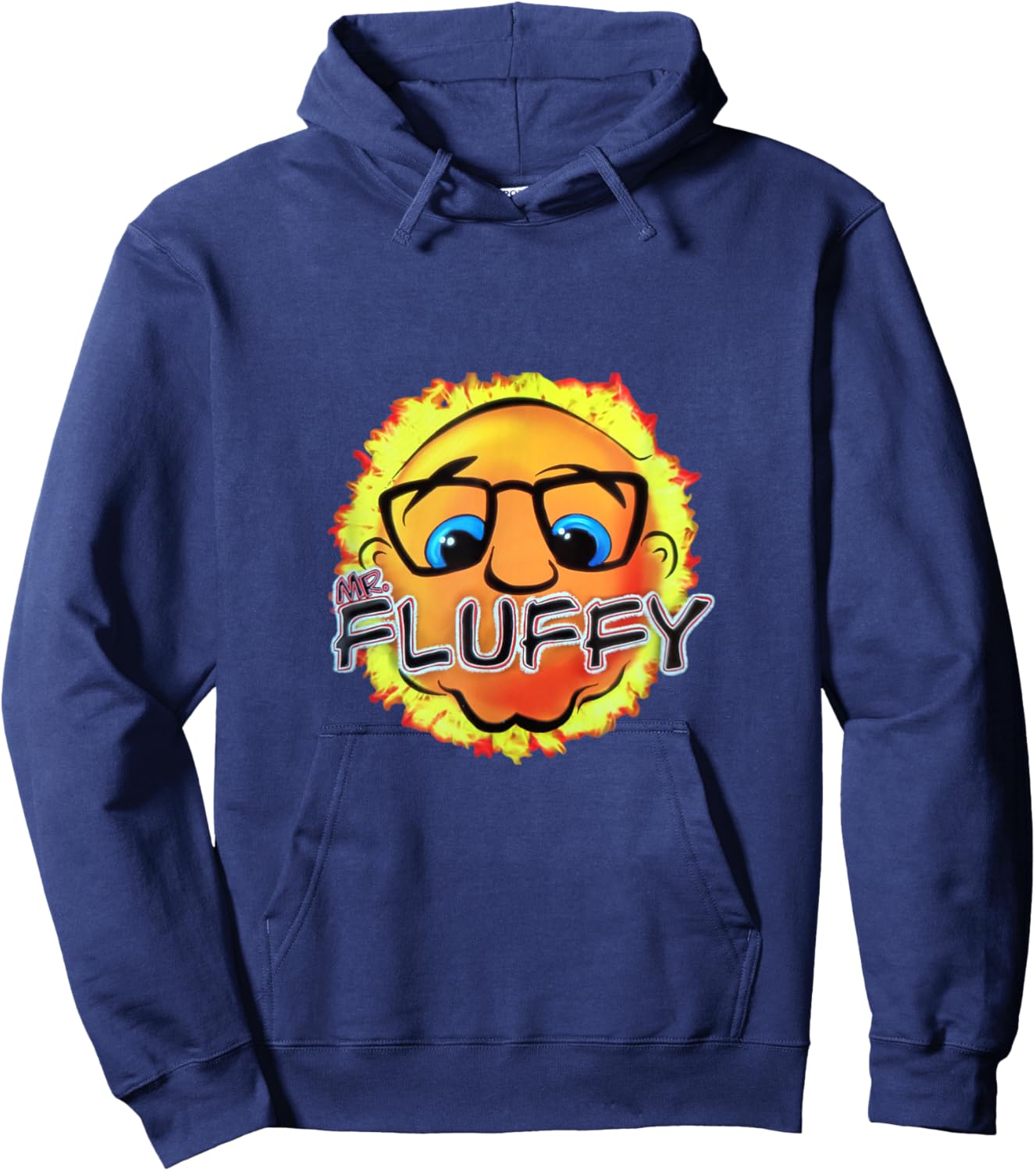 Mr Fluffy head Hoodie - Hoodie | Navy