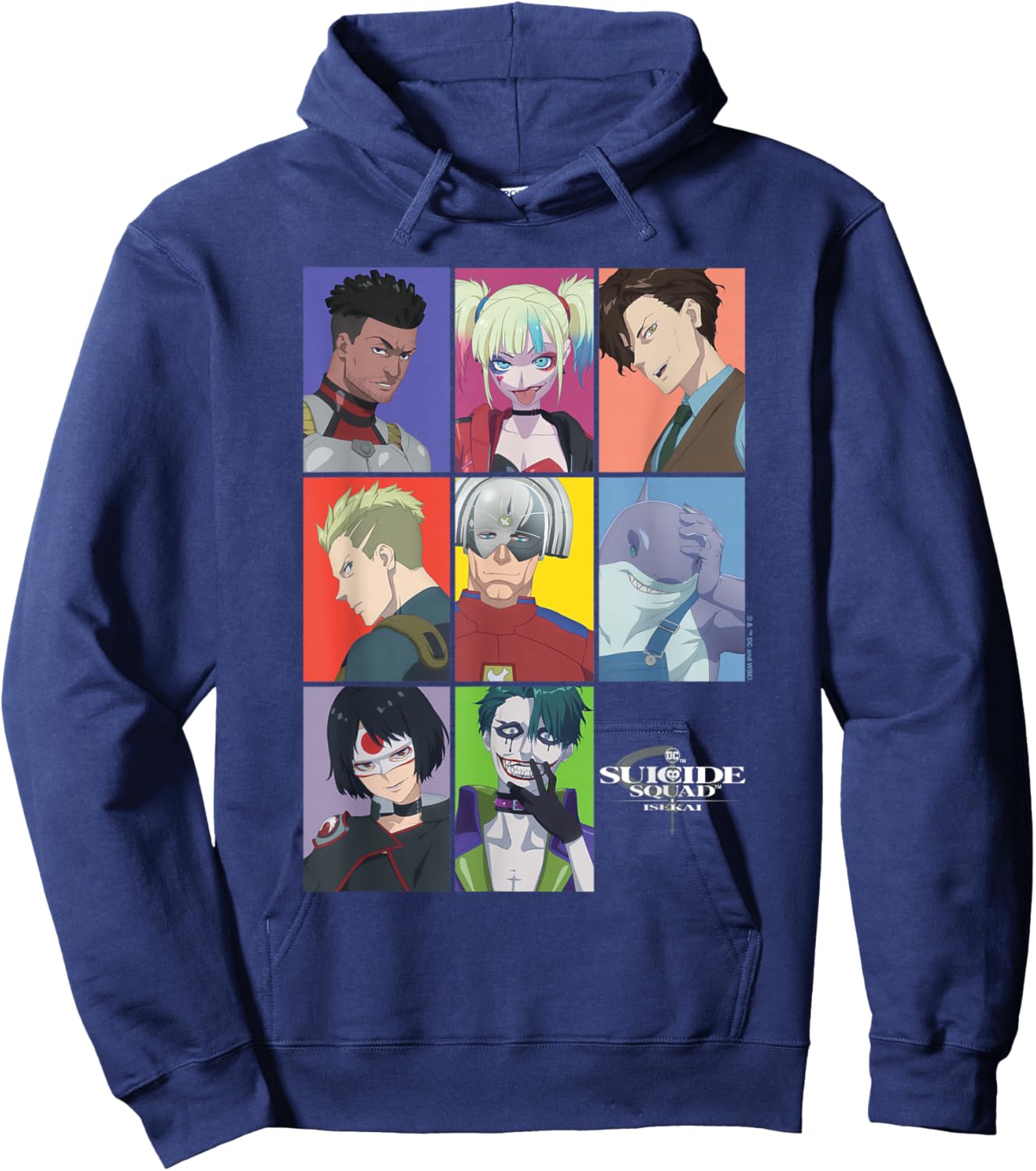Suicide Squad Isekai Portraits Hoodie - Hoodie | Navy