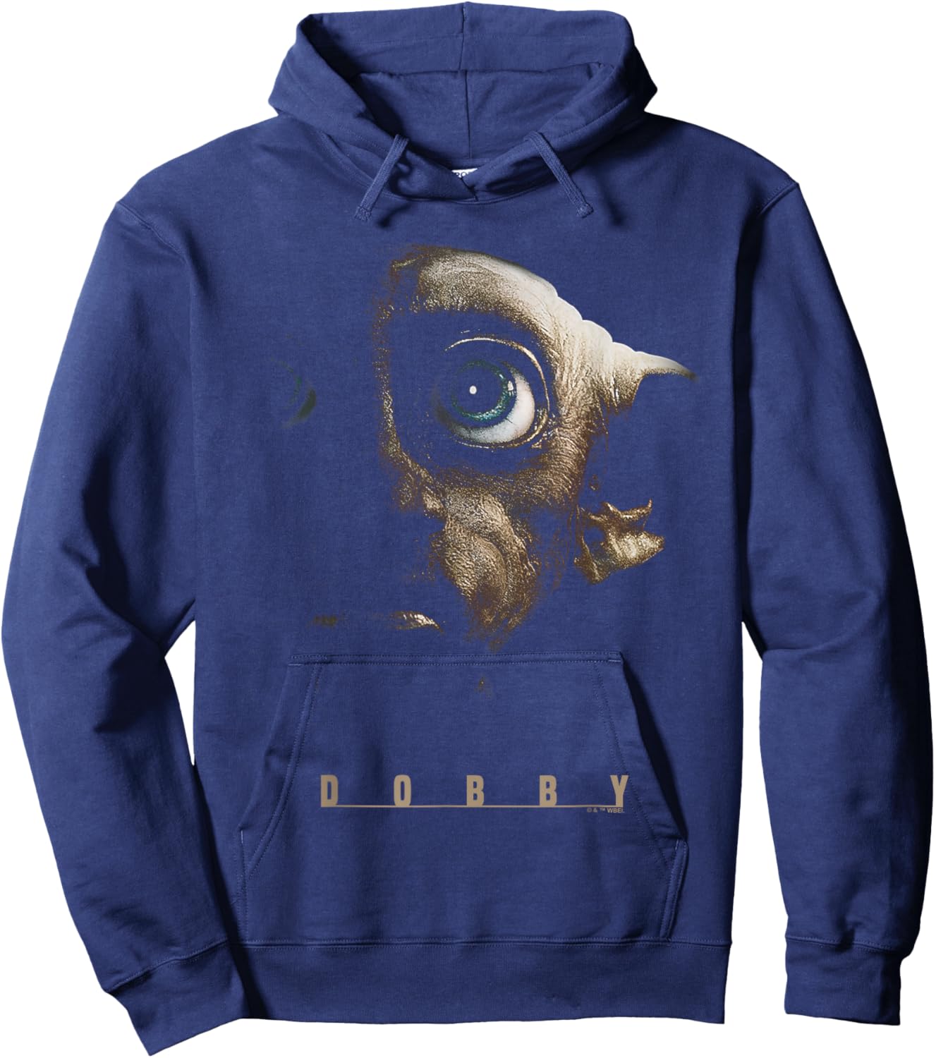 Harry Potter Dobby Close Up Hoodie - Hoodie | Navy