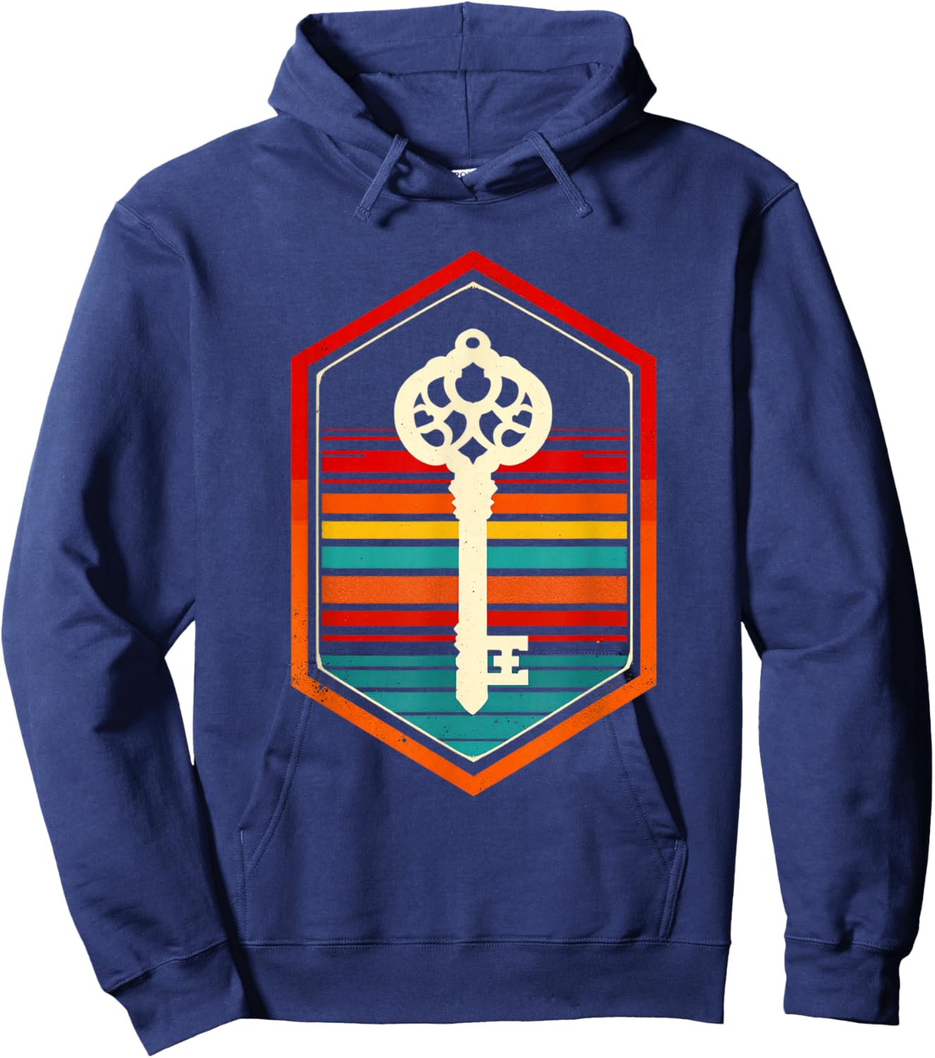 Vintage Key Hoodie - Hoodie | Navy
