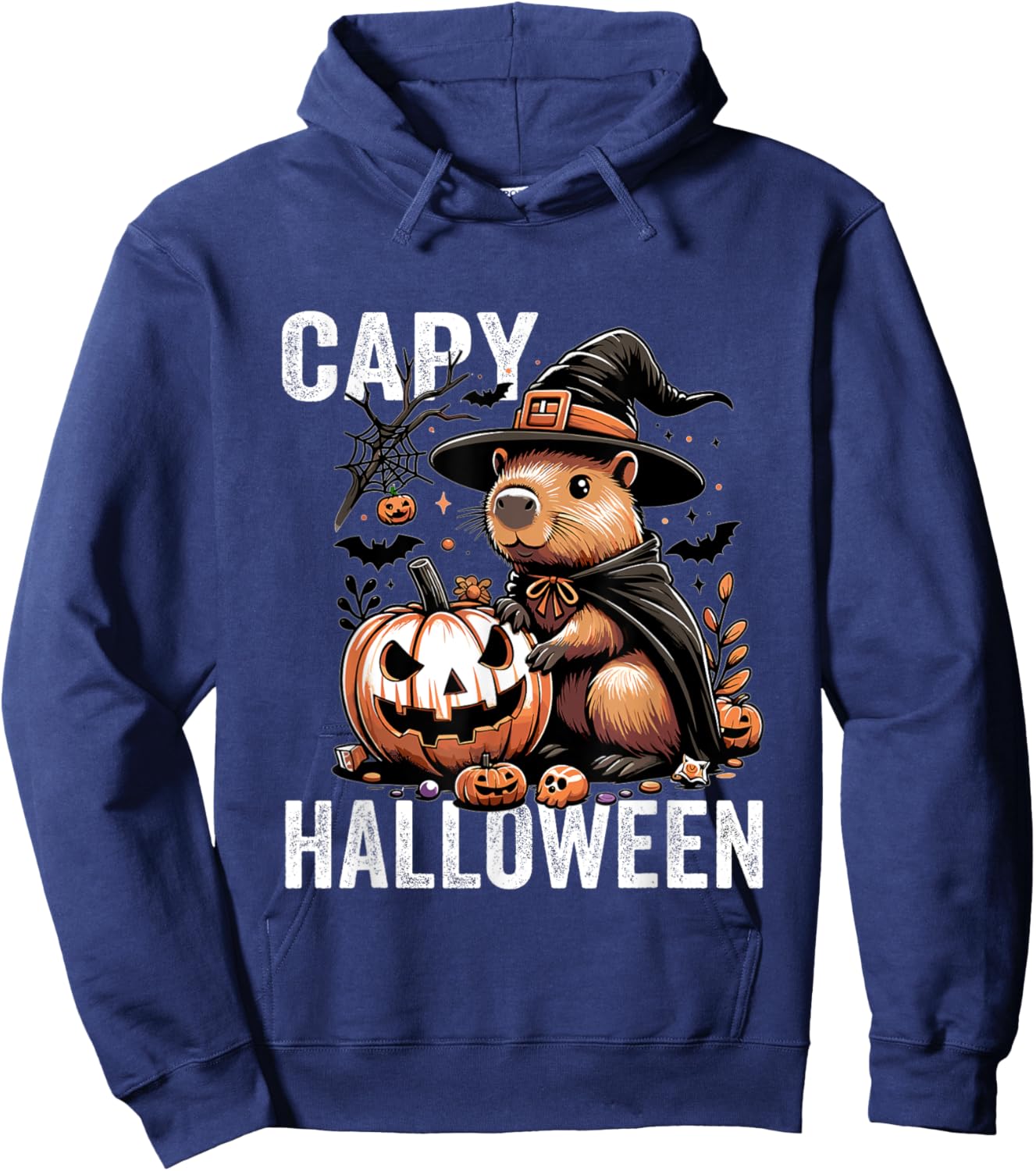 Capy Halloween Capybara Costume Hoodie - Hoodie | Navy