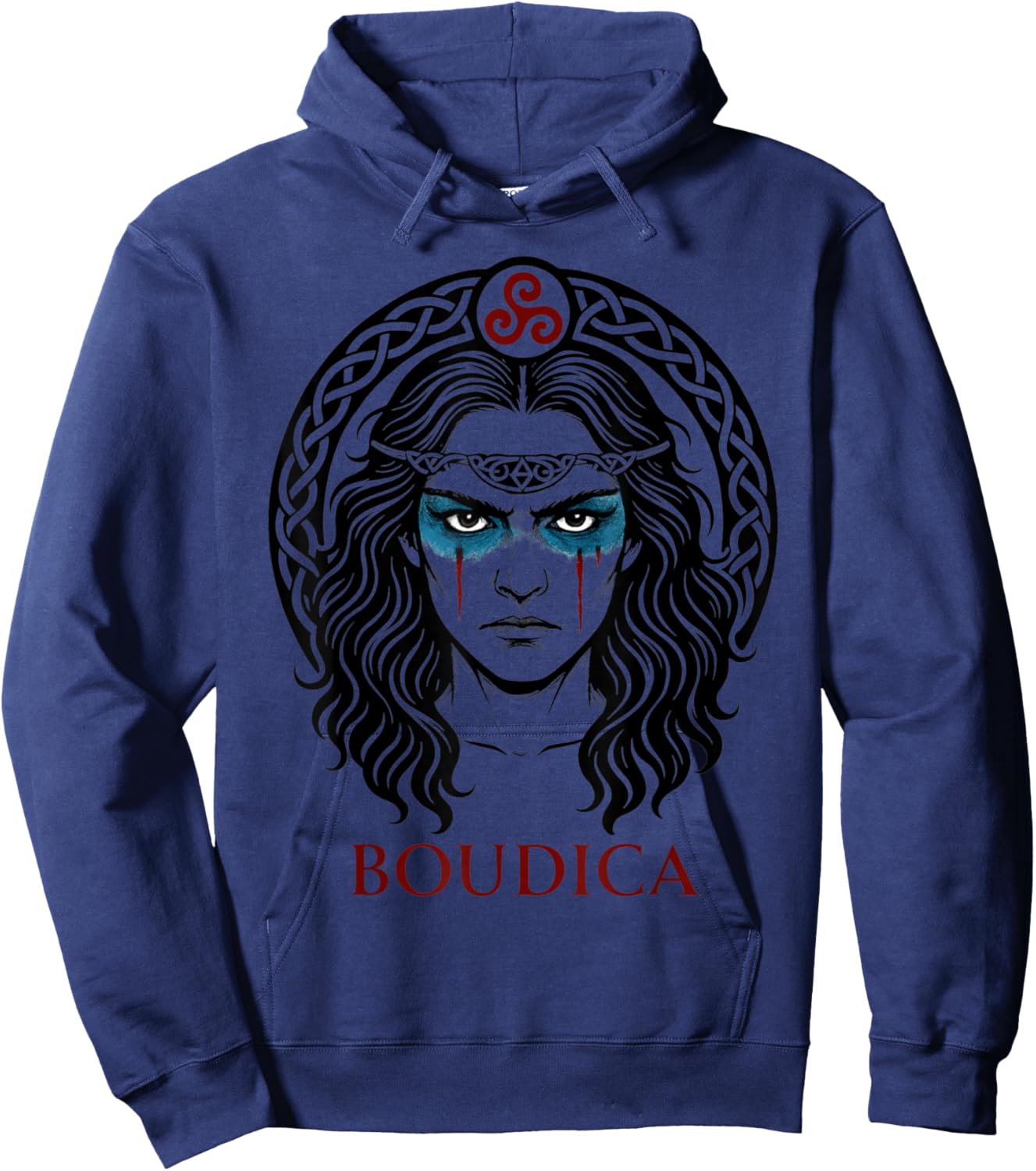 BOUDICA. Warrior Queen Hoodie - Hoodie | Navy