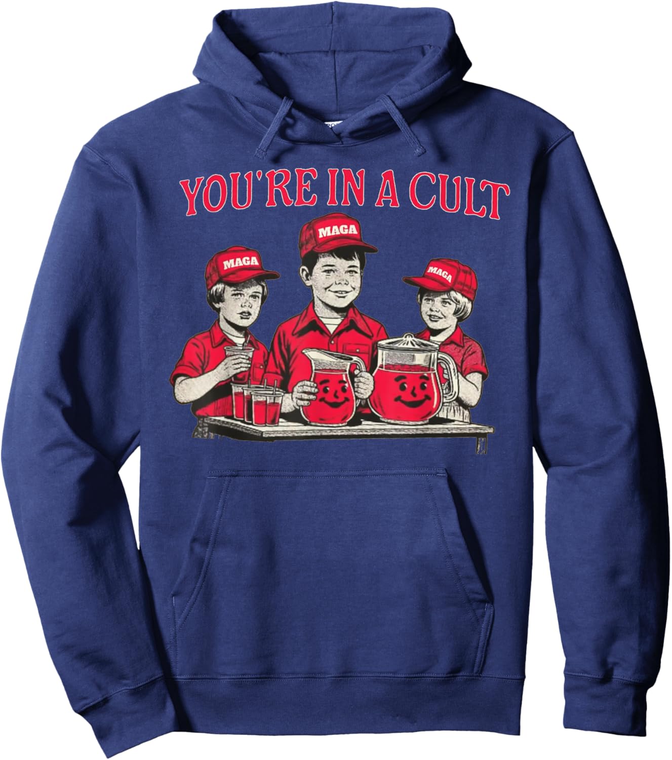 You're In A Cult Hoodie - Hoodie | Navy