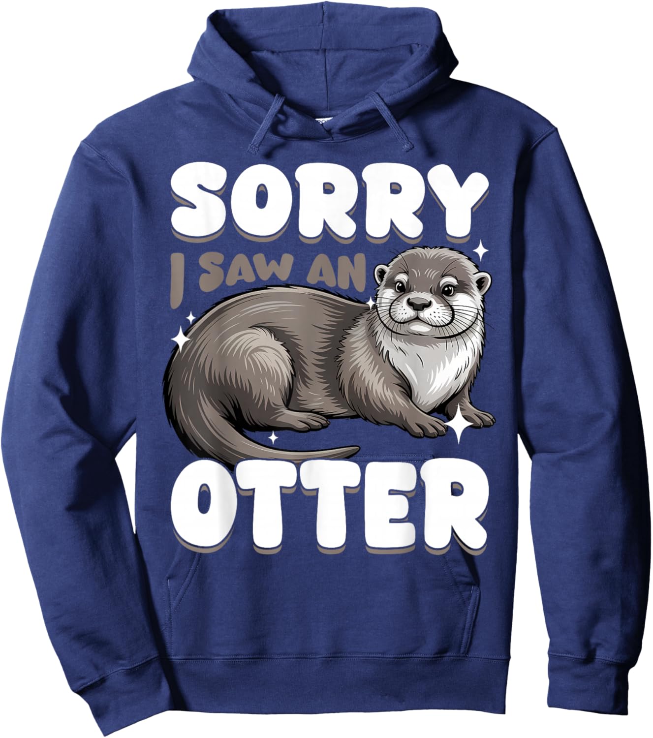 Funny Otter Hoodie - Hoodie | Navy