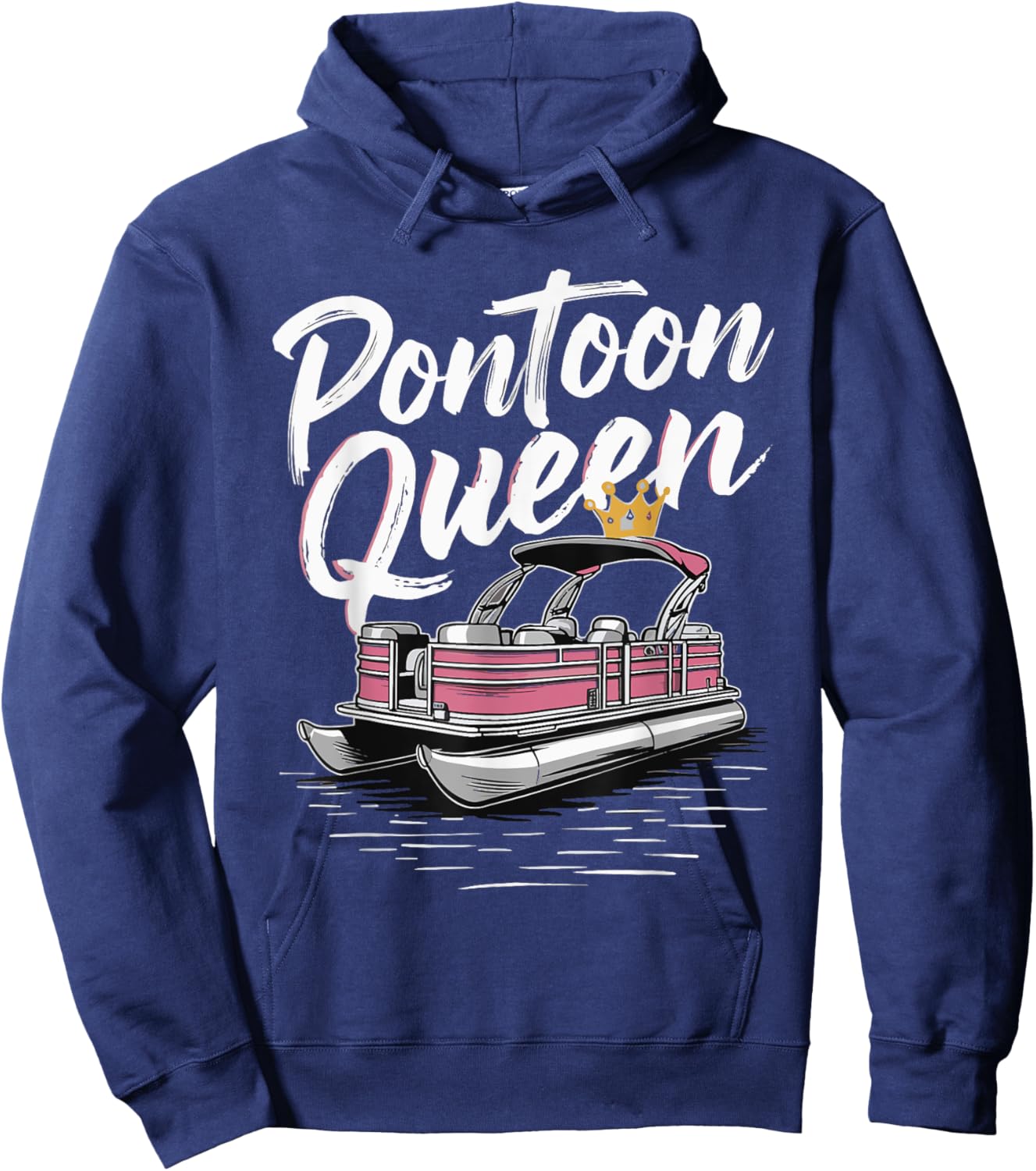 Pontoon Queen Hoodie - Hoodie | Navy
