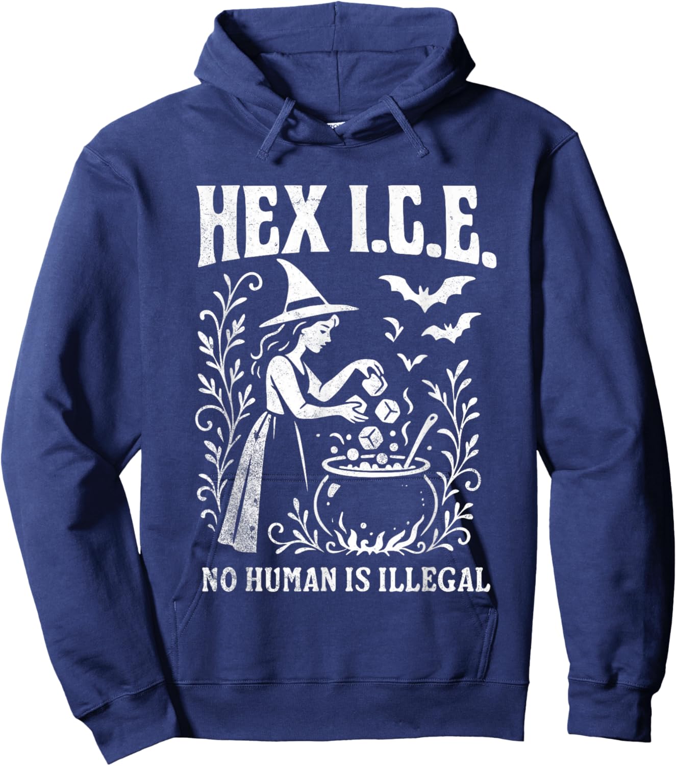 Abolish ICE Halloween Hoodie - Hoodie | Navy