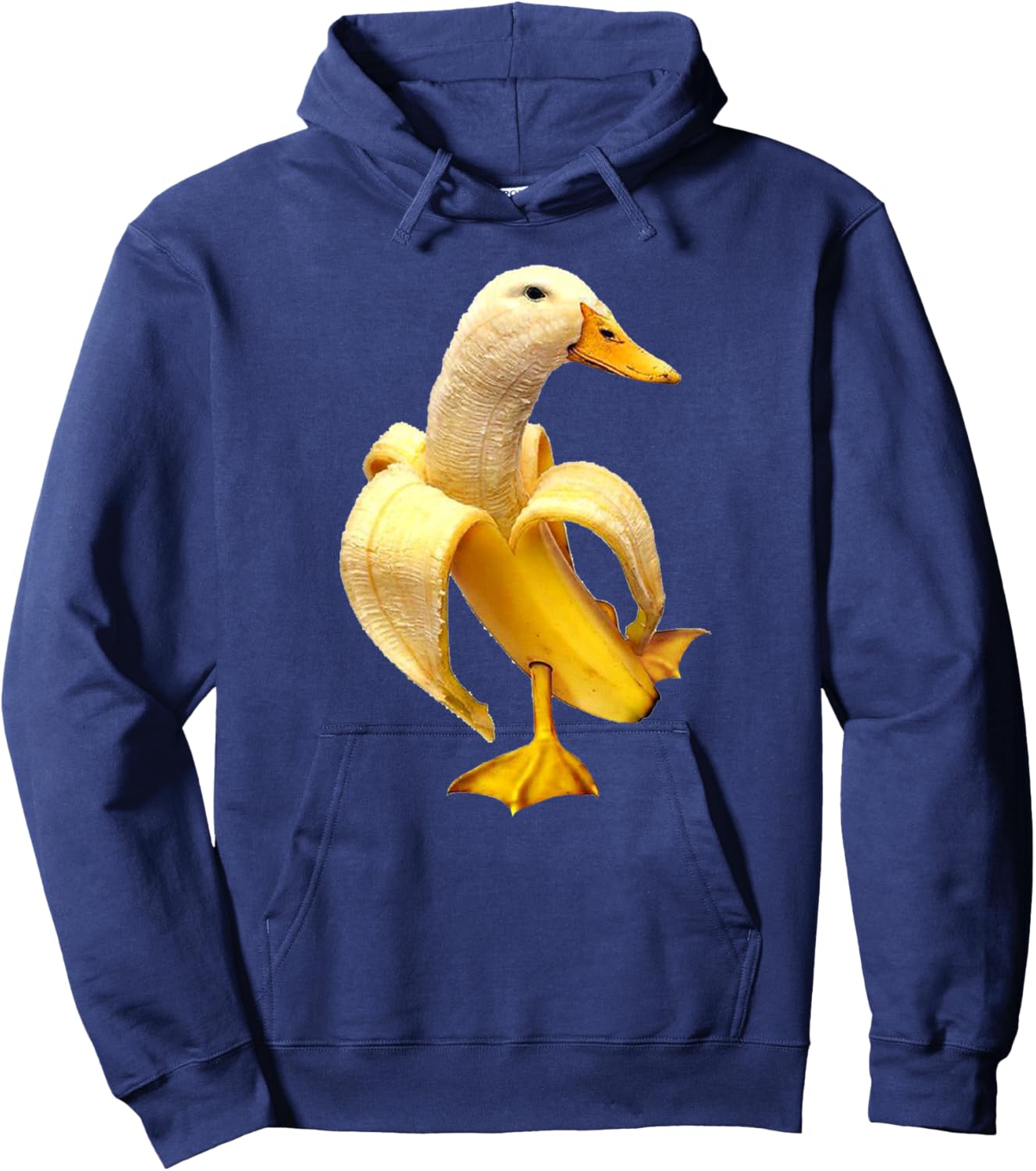 Bananen-Ente Premium Hoodie - Hoodie | Navy