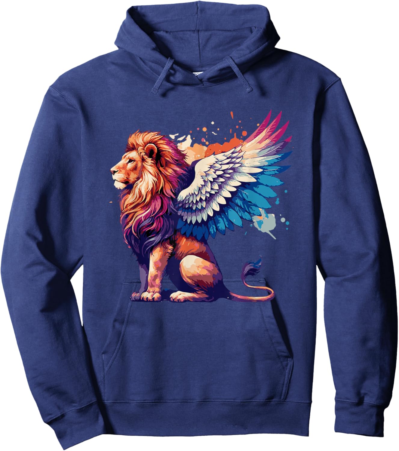 Winged Lion Griffin Hoodie - Hoodie | Navy