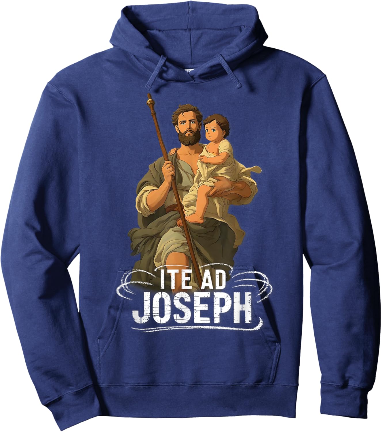 Saint Joseph Catholic Father And Worker Hoodie - Hoodie | Navy