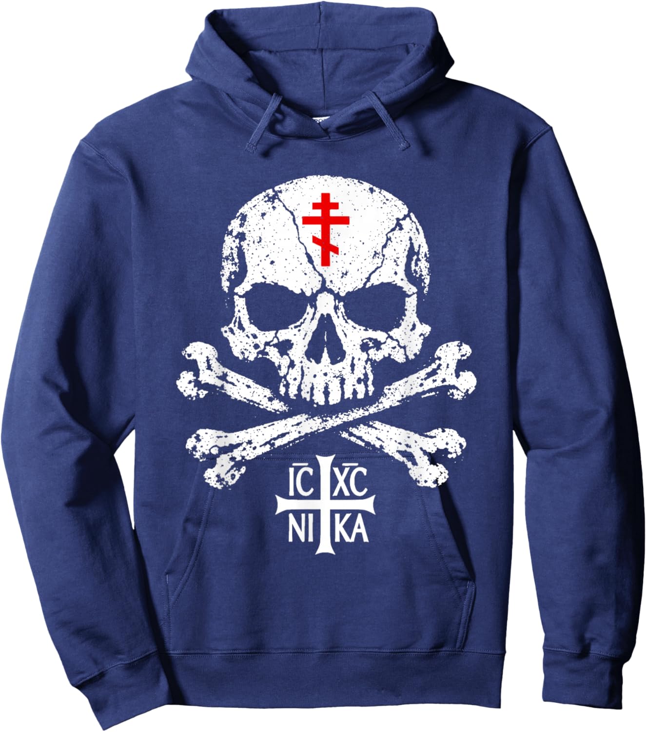 T-Shirt Hoodie - Hoodie | Navy