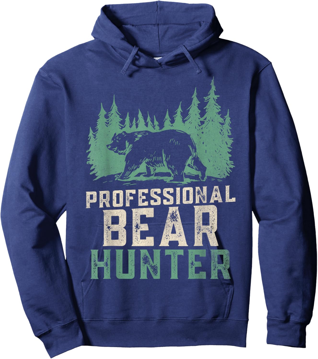 Bear Hunting Hoodie - Hoodie | Navy
