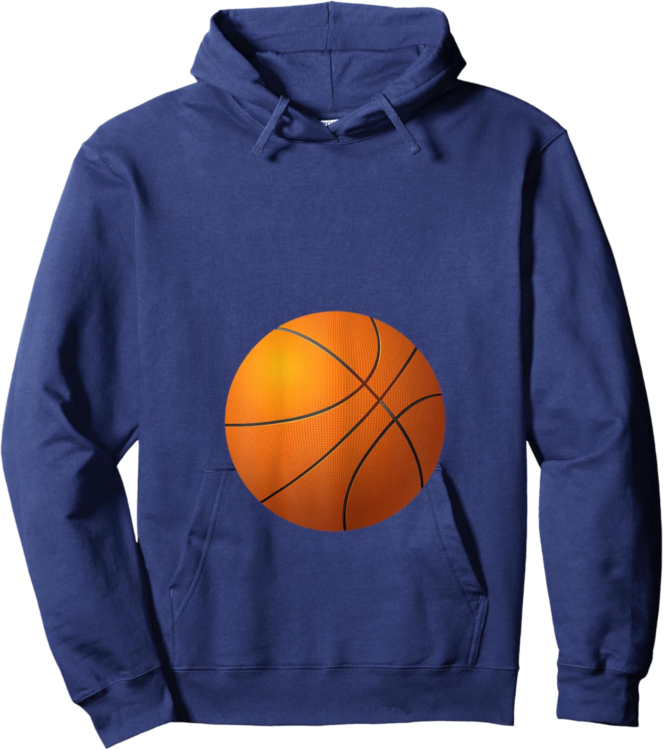 Funny Basketball Player Belly Pregnant Mama Hoodie - Hoodie | Navy