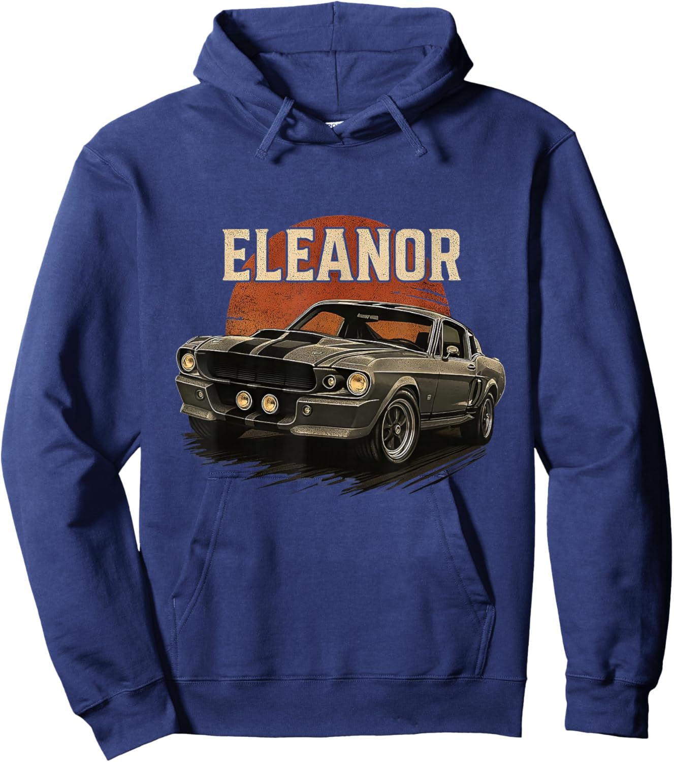 Eleanor American Muscle Car Hoodie - Hoodie | Navy