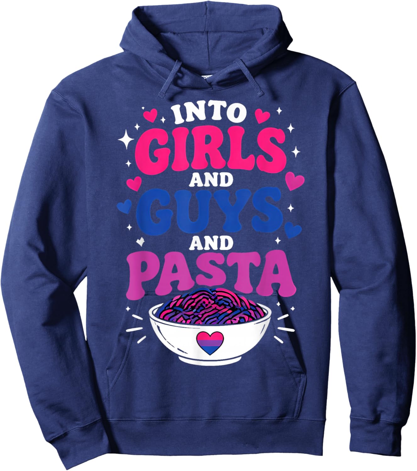 Funny Bisexual Bi Pride Hoodie - Hoodie | Navy