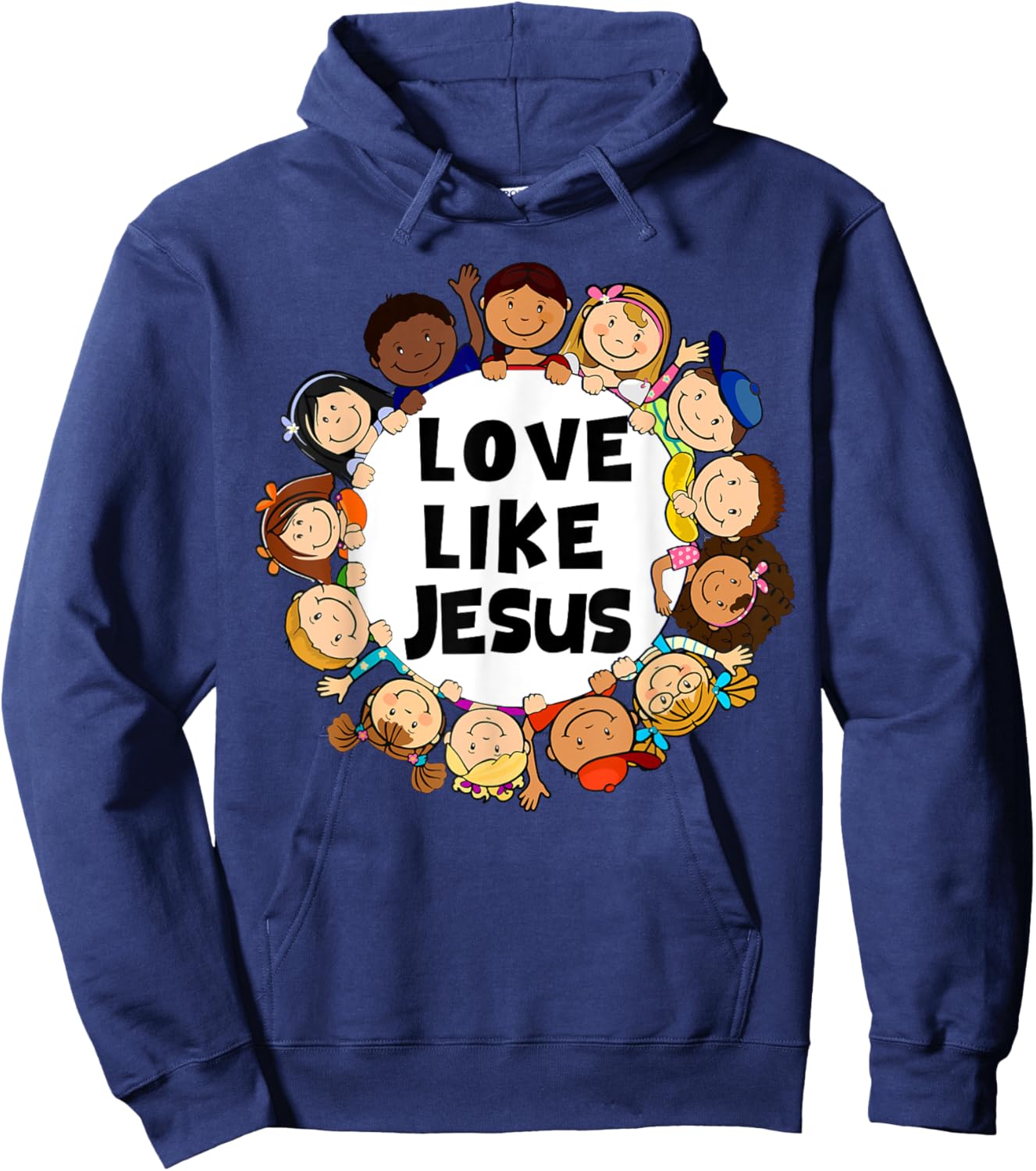 Kids Love Like Jesus Christian God Son Toddler Hoodie - Hoodie | Navy