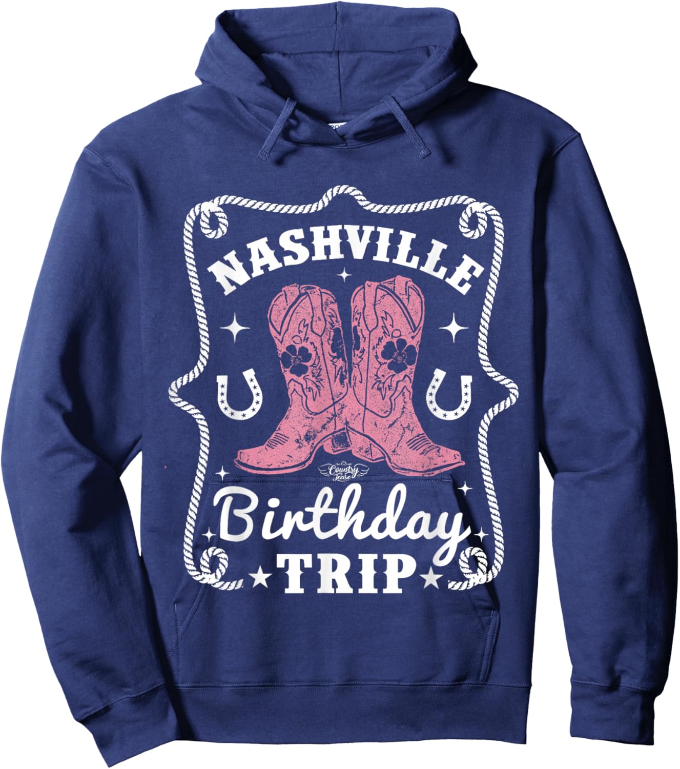Nashville Birthday Trip Nashville Birthday Hoodie - Hoodie | Navy