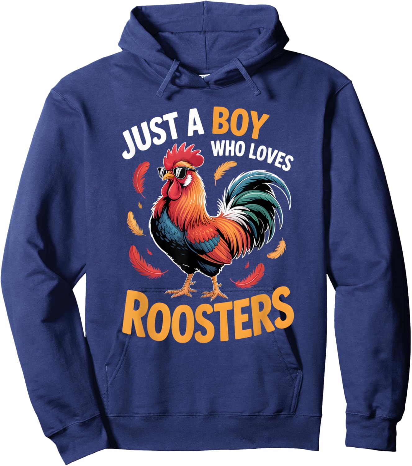 Boys Rooster Hoodie - Hoodie | Navy
