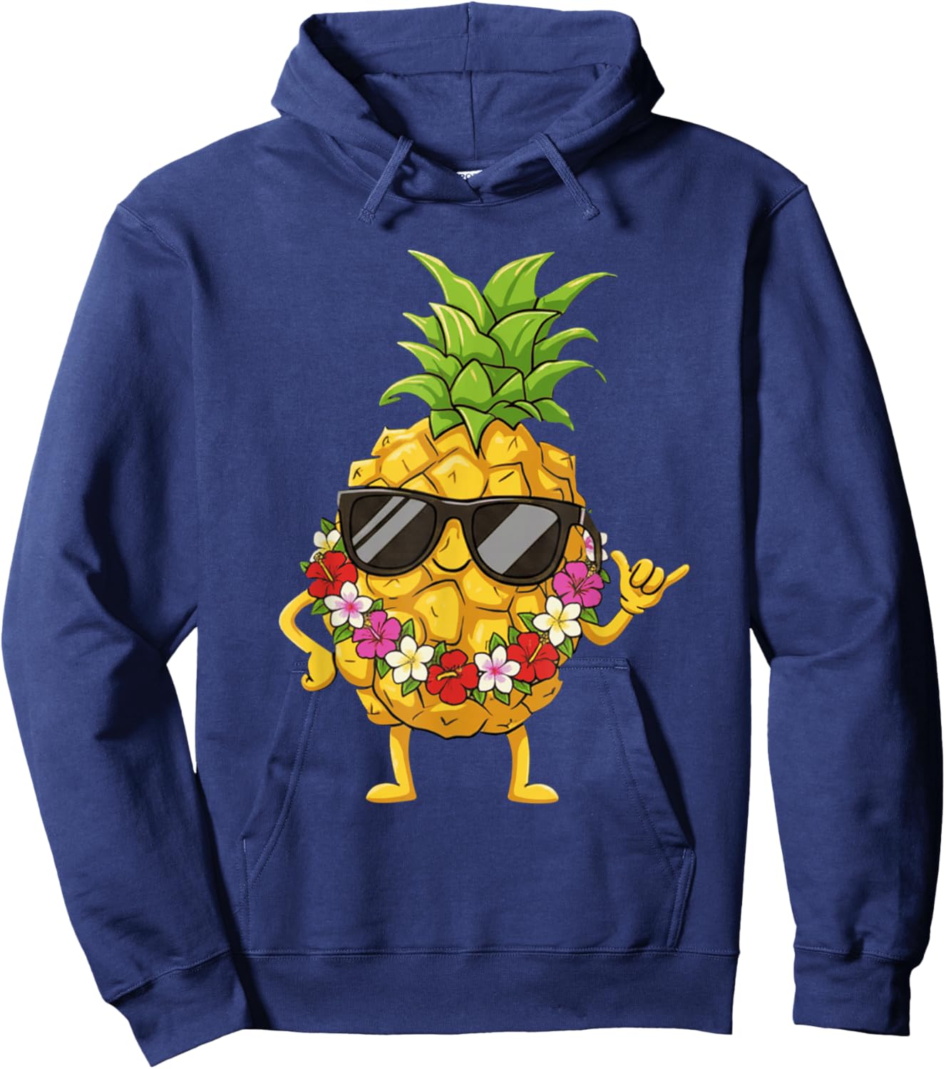Aloha hawaiianische süße Ananas Hoodie - Hoodie | Navy