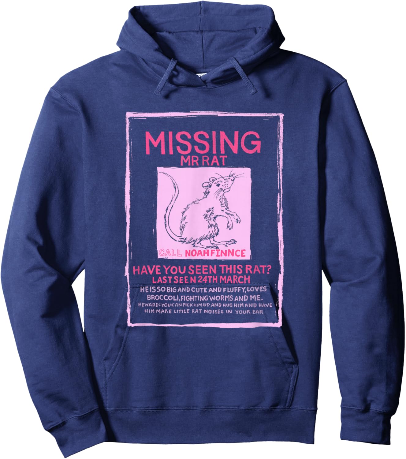 Mr. Rat Hoodie - Hoodie | Navy