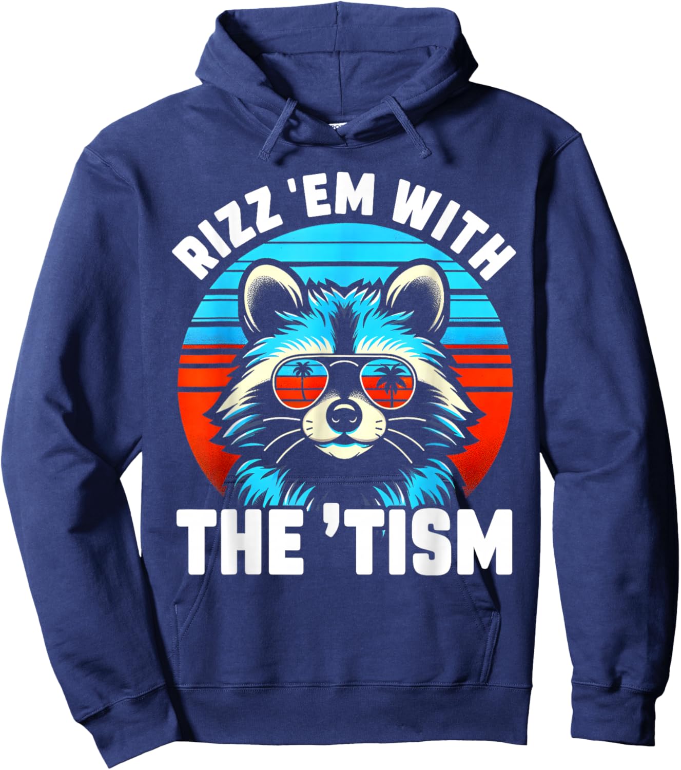 T-Shirt Hoodie - Hoodie | Navy