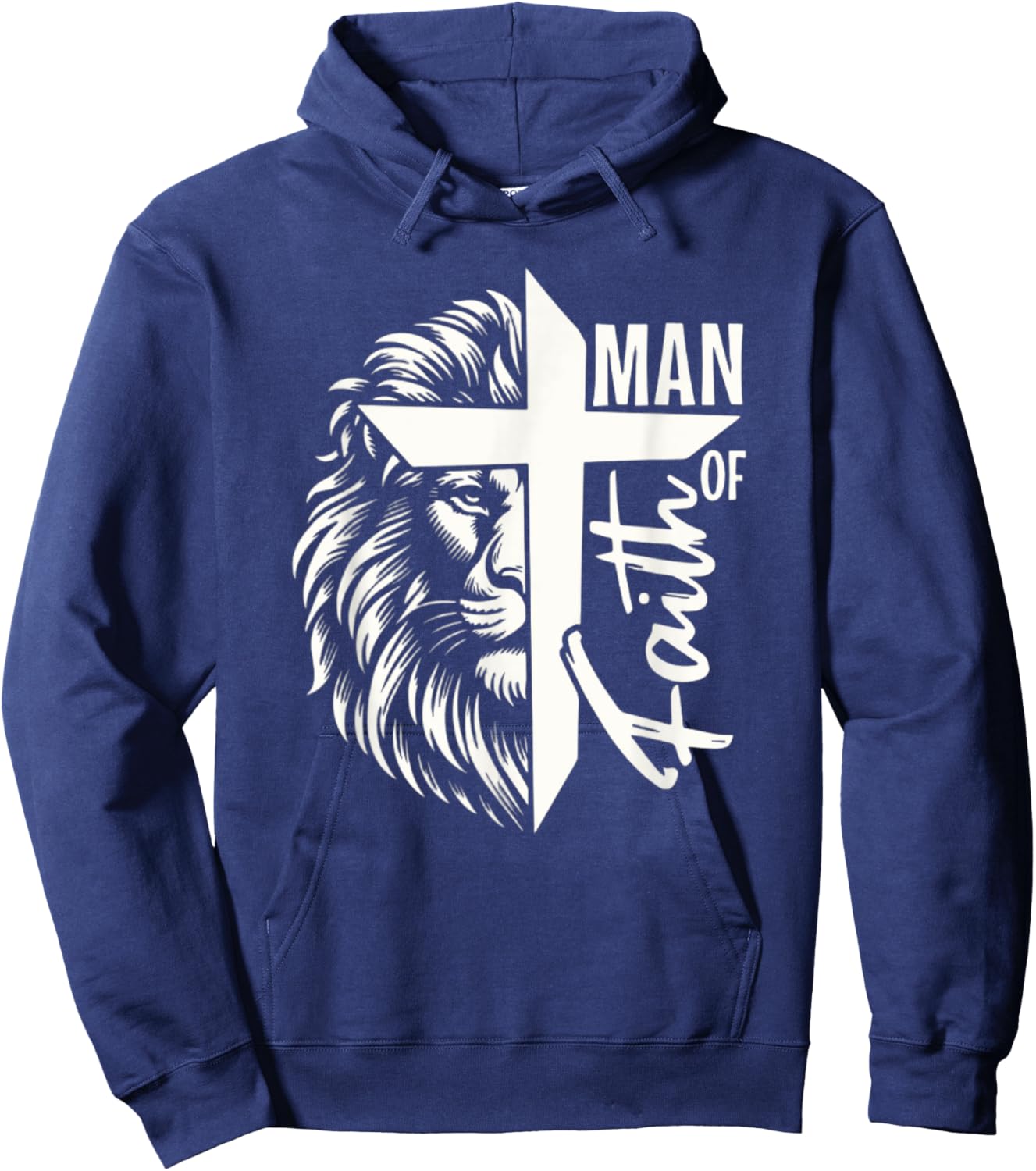 I am a man of faith, a warrior of Christ Hoodie - Hoodie | Navy