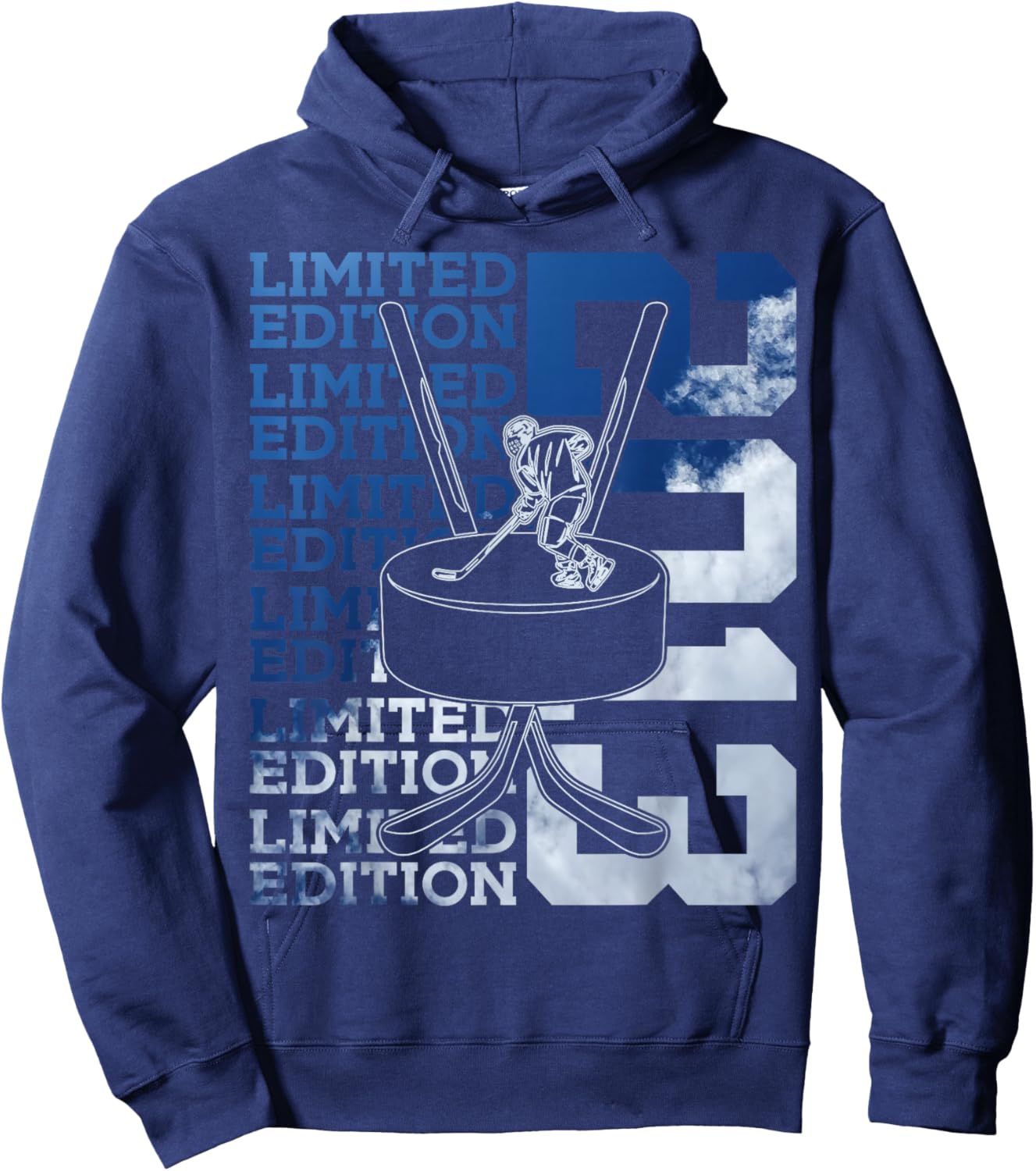 Limited Edition 2013 ICE Hockey 13TH Birthday Hoodie - Hoodie | Navy