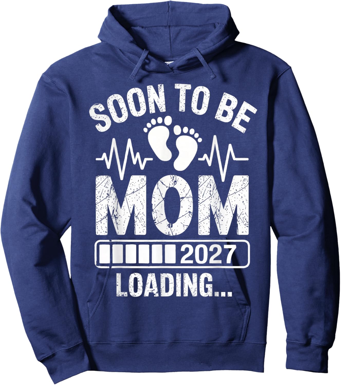 Soon to Be Mommy Est 2027 New Mom New Mama Hoodie - Hoodie | Navy