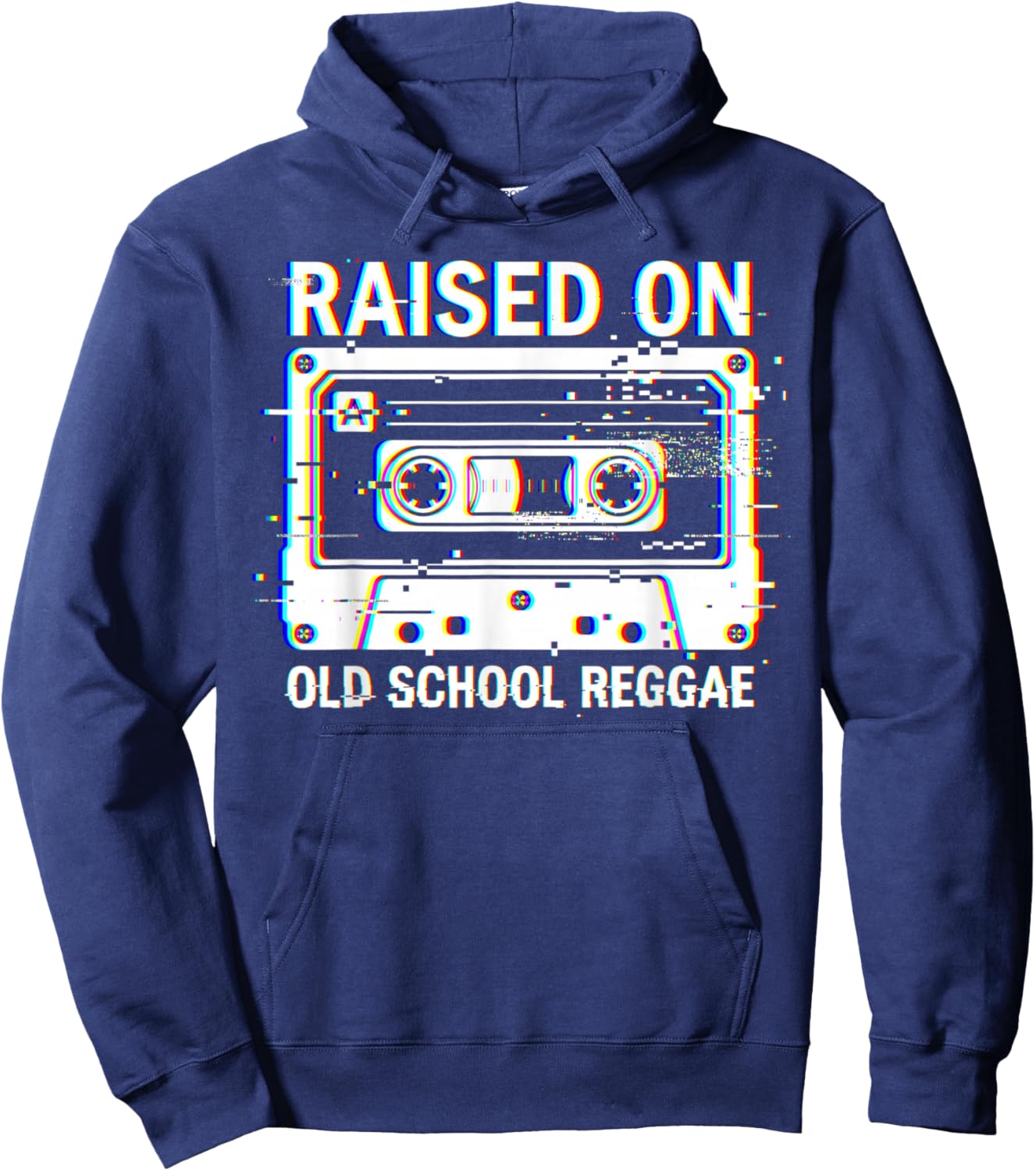 Raised On Old School Reggae Hoodie - Hoodie | Navy