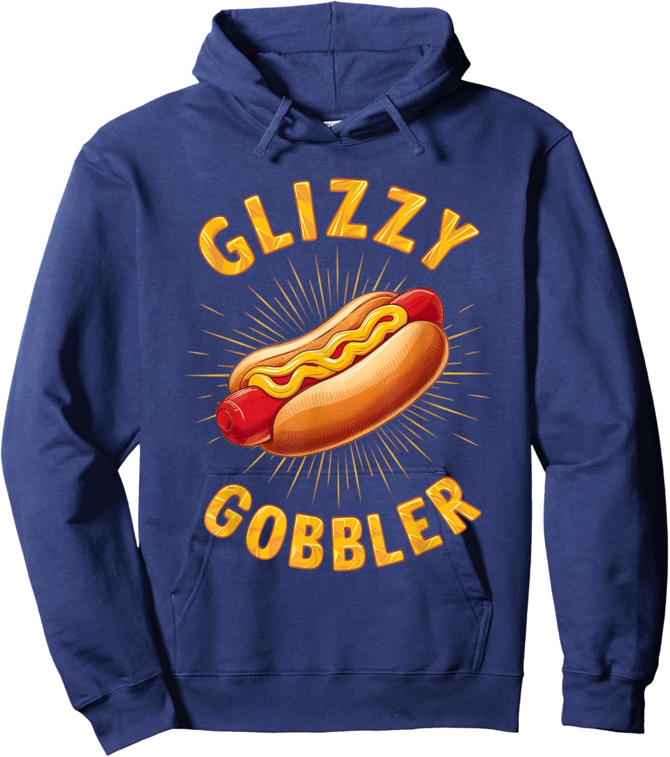 Number One Hot Glizzy Gobbler Dog Lover Women Hoodie - Hoodie | Navy