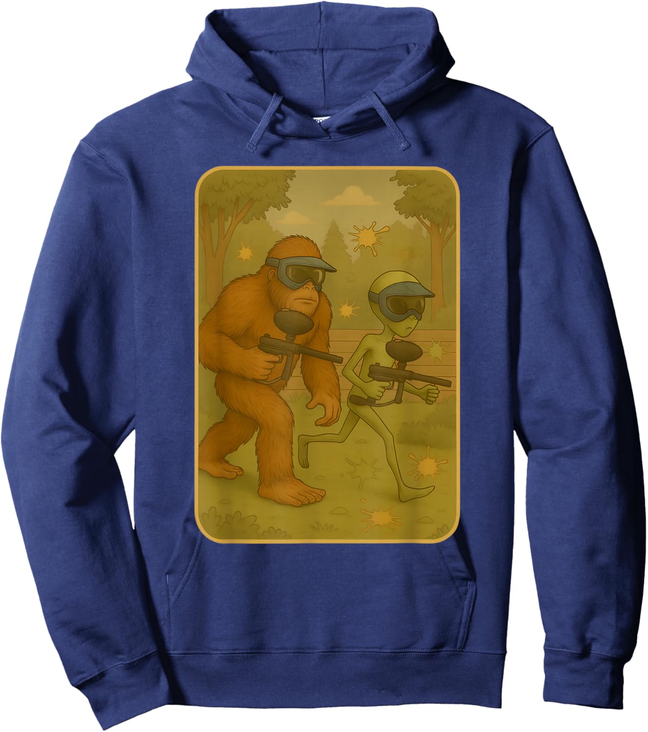 Funny Paintball Meme Hoodie - Hoodie | Navy