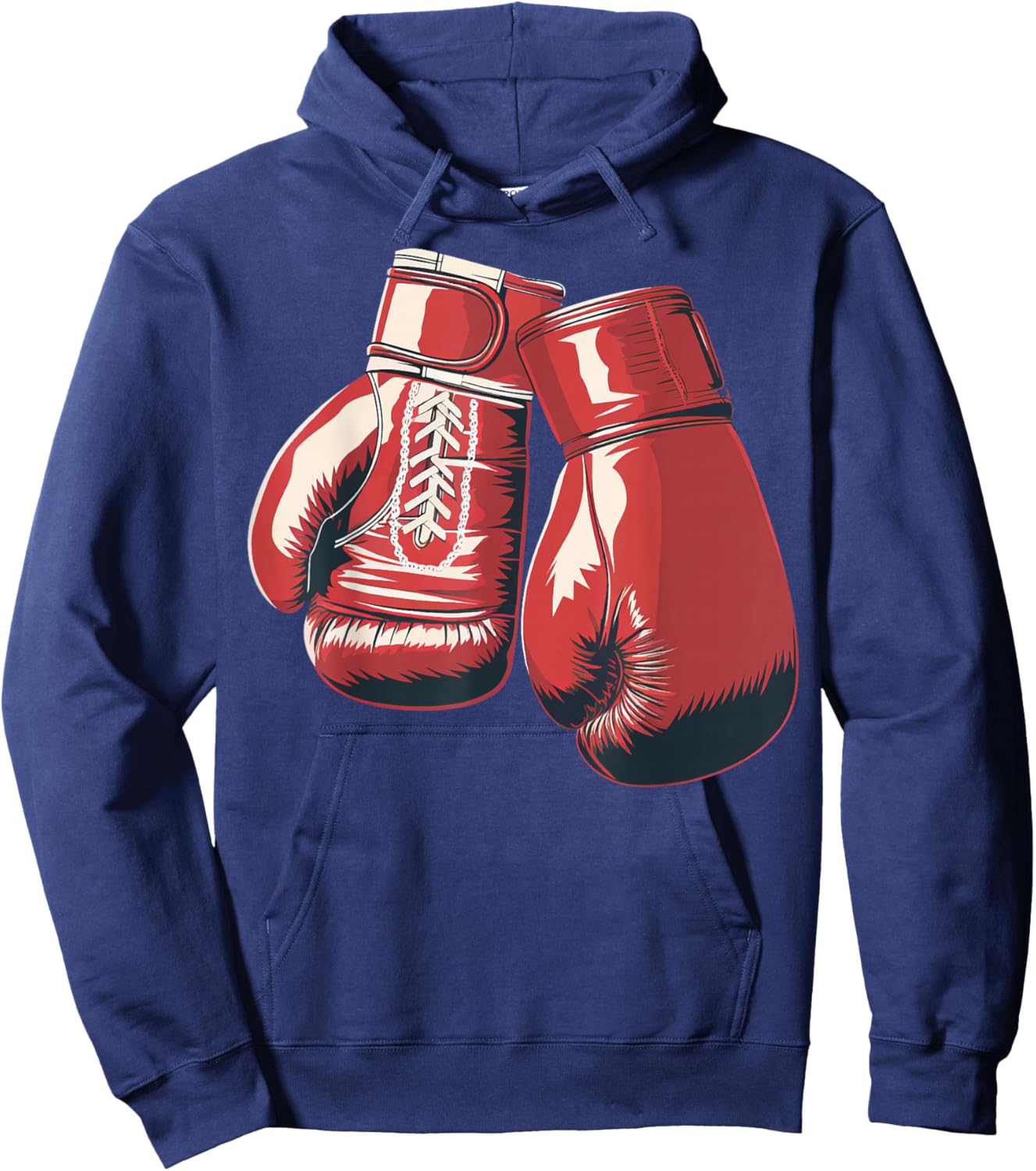 Boxing Gloves Combat Sport Boxing Student Hoodie - Hoodie | Navy