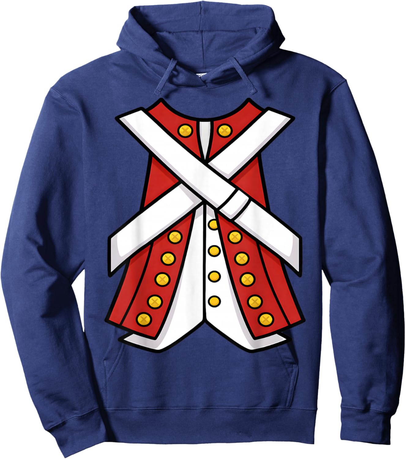 Revolutionary War Costume Hoodie - Hoodie | Navy