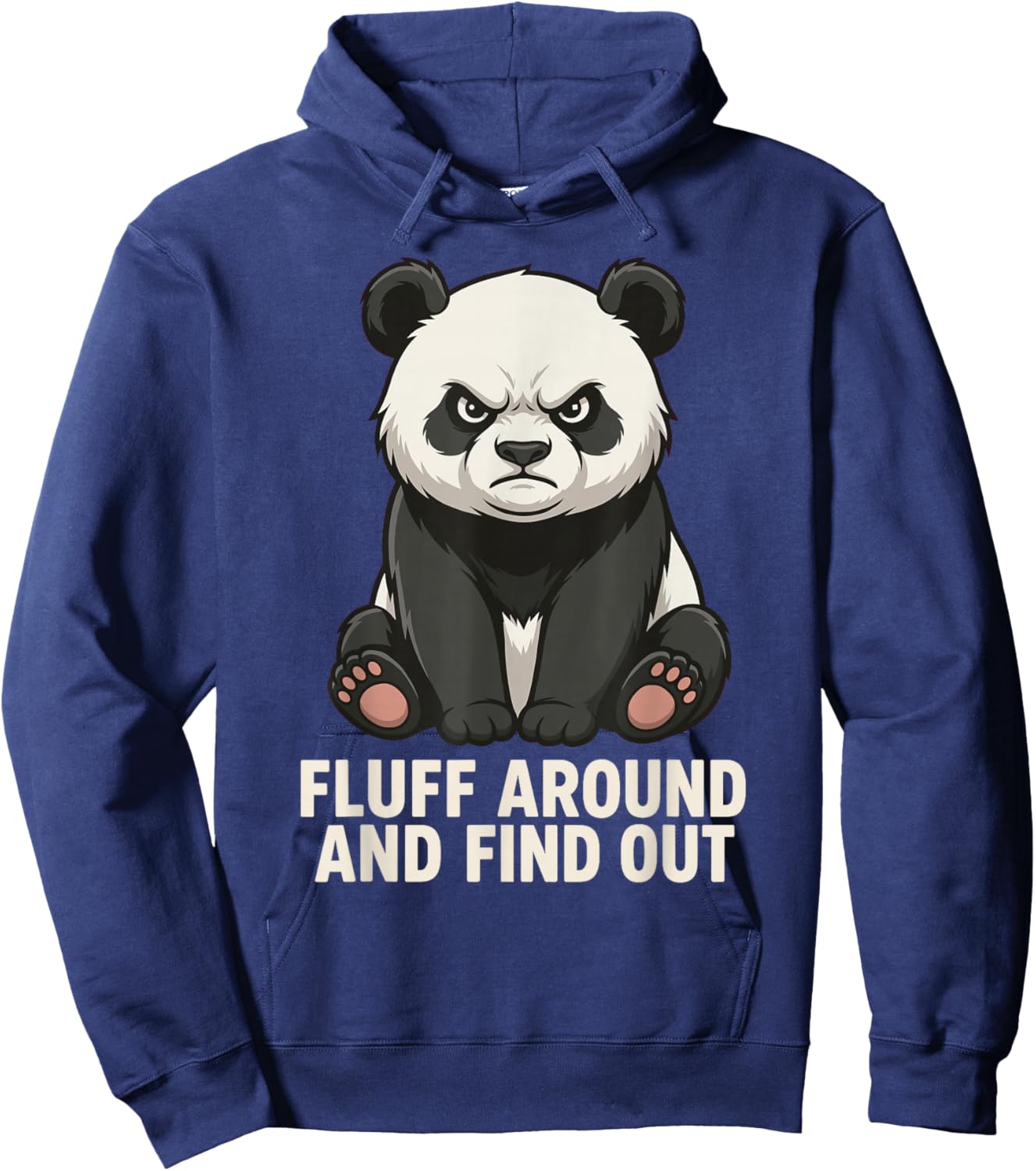 Fluff Around and Find Out Panda Hoodie - Hoodie | Navy