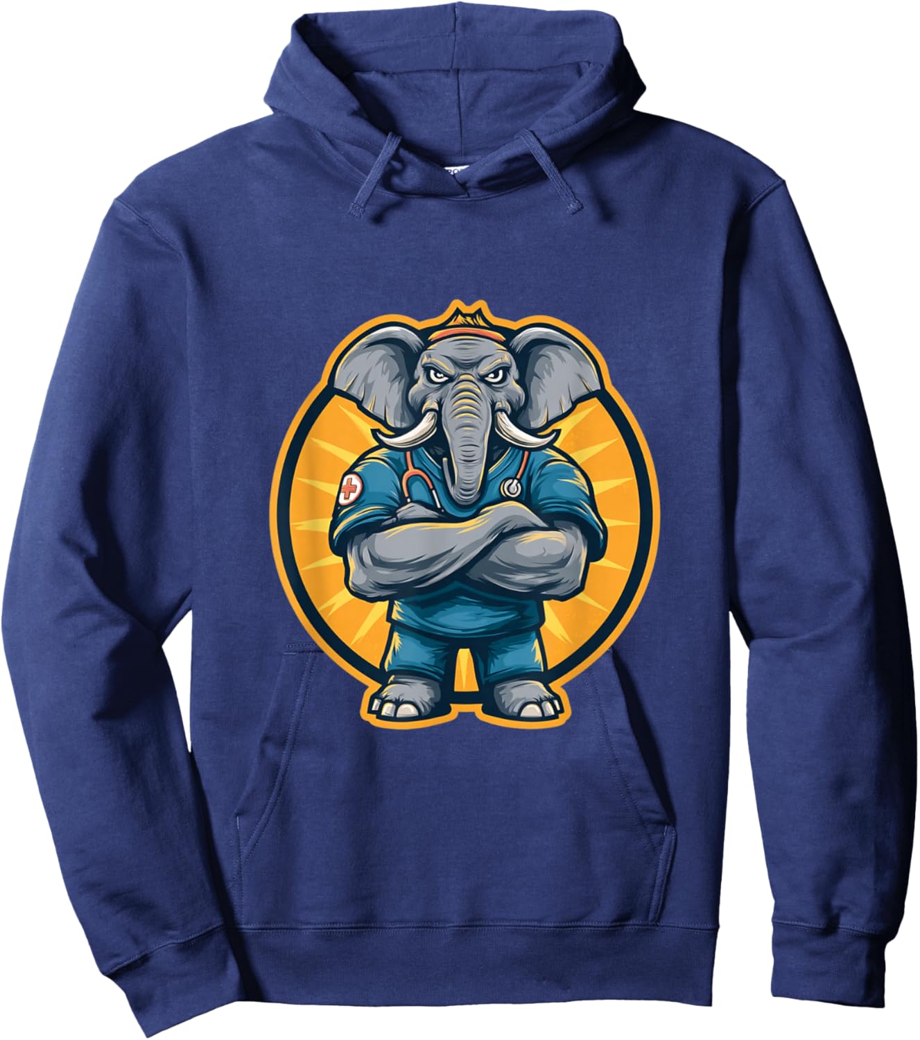 Soins Aux Éléphants Hoodie - Hoodie | Navy