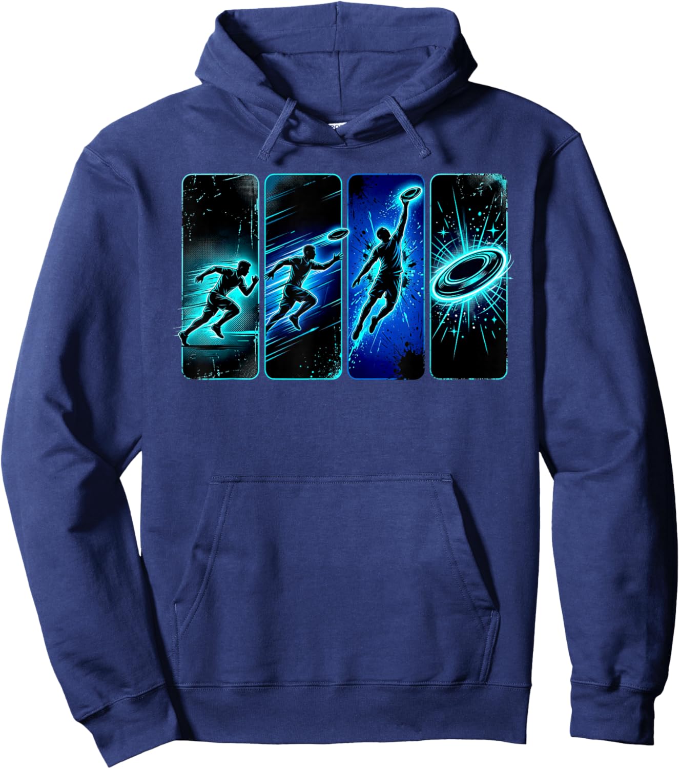 Ultimate Frisbee Player Cool Flying Disc Golf Hoodie - Hoodie | Navy