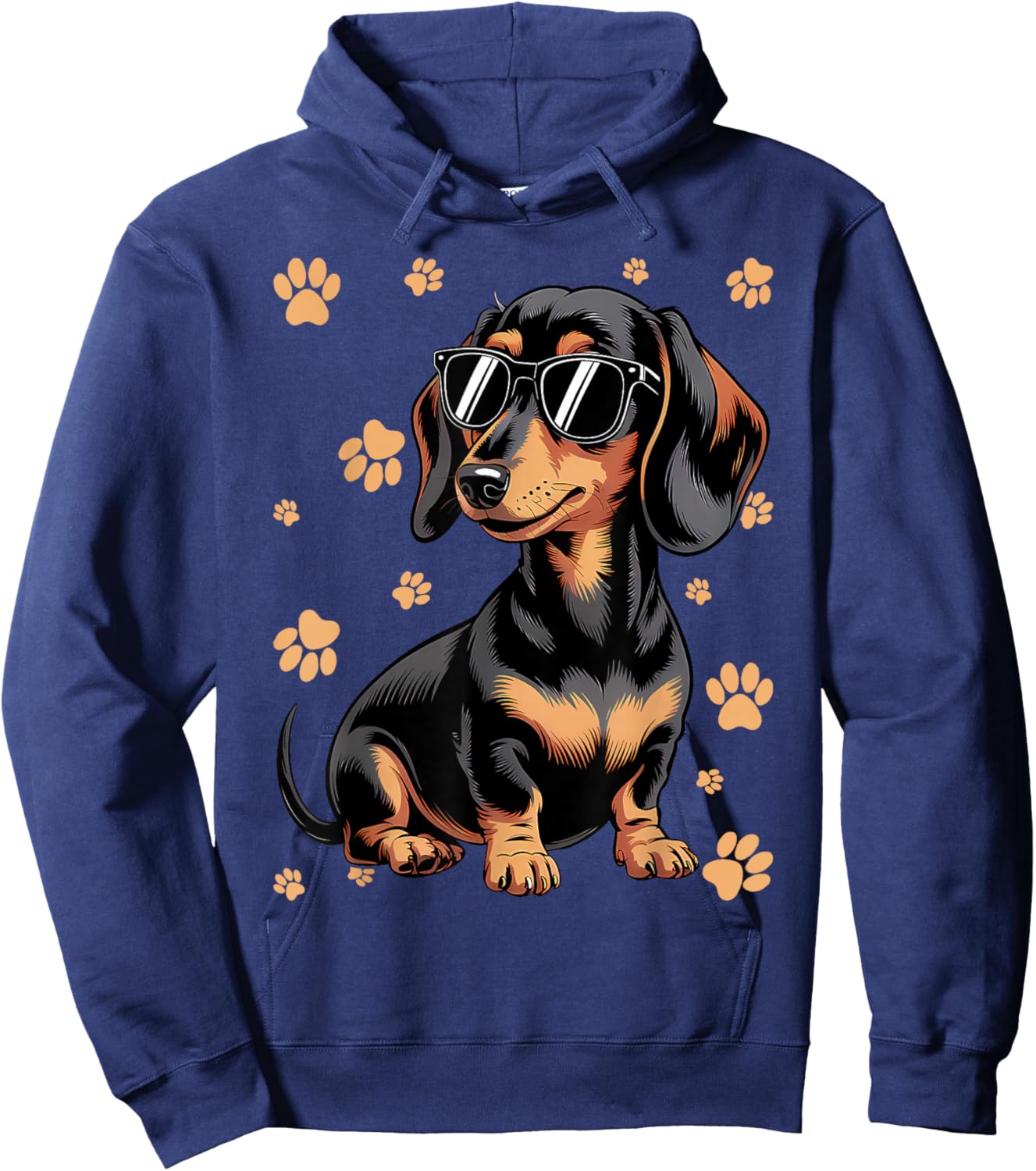 Dachshund Weiner Dog Boys Girls Kids Women Hoodie - Hoodie | Navy