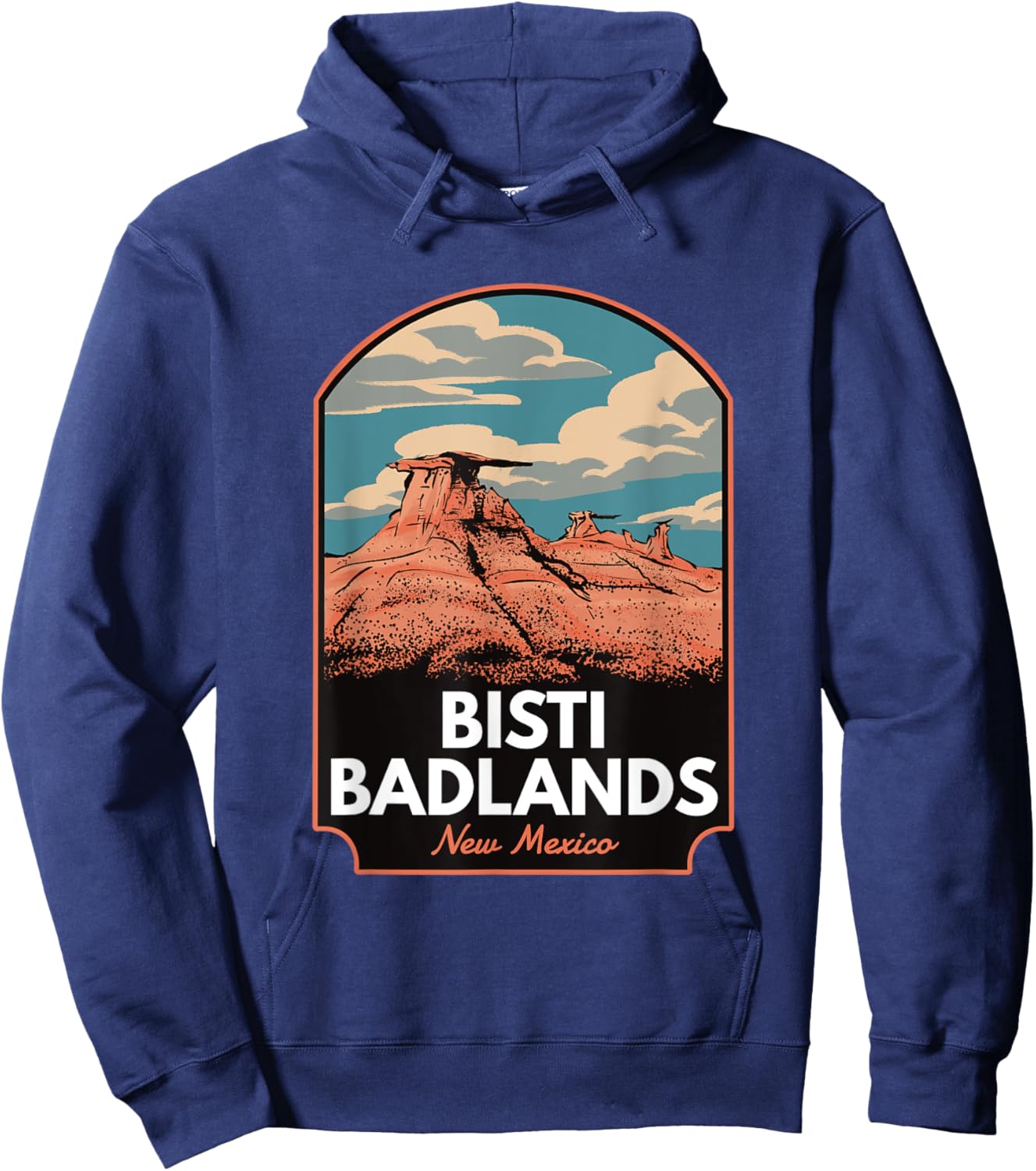 Bisti Badlands New Mexico Hoodie - Hoodie | Navy