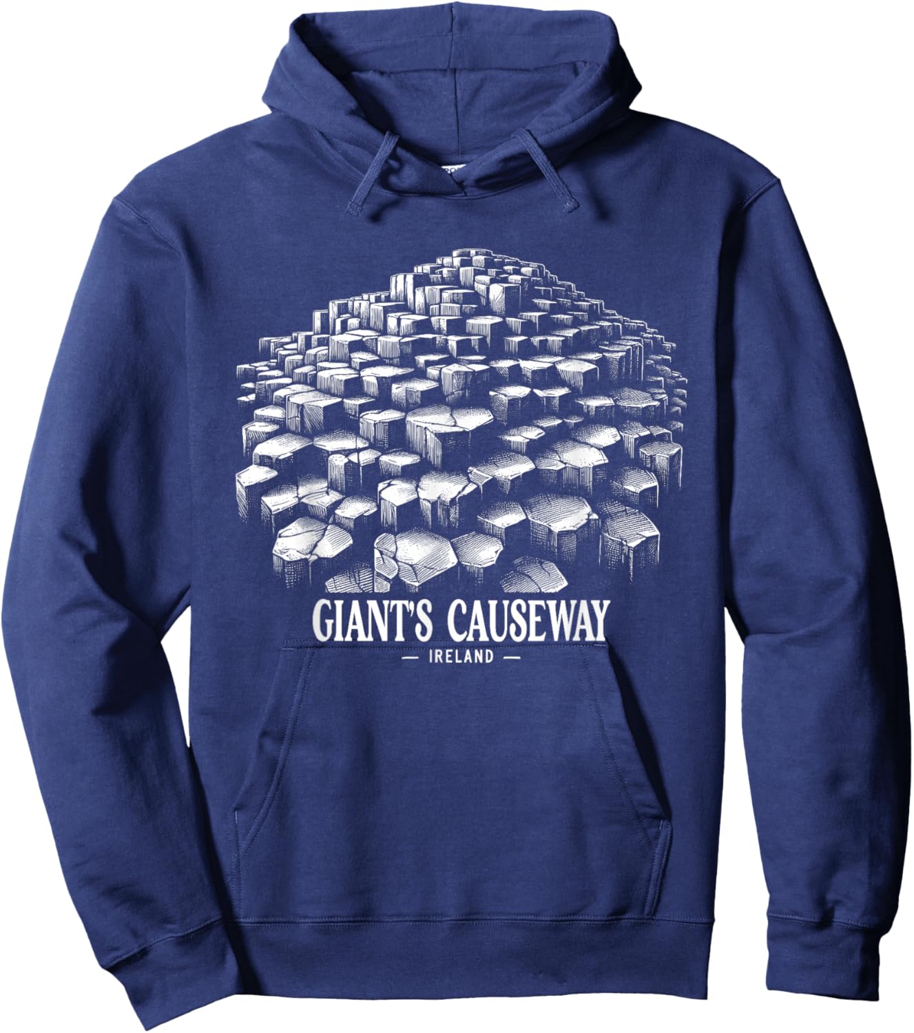Giant’s Causeway Ireland Travel Hoodie - Hoodie | Navy