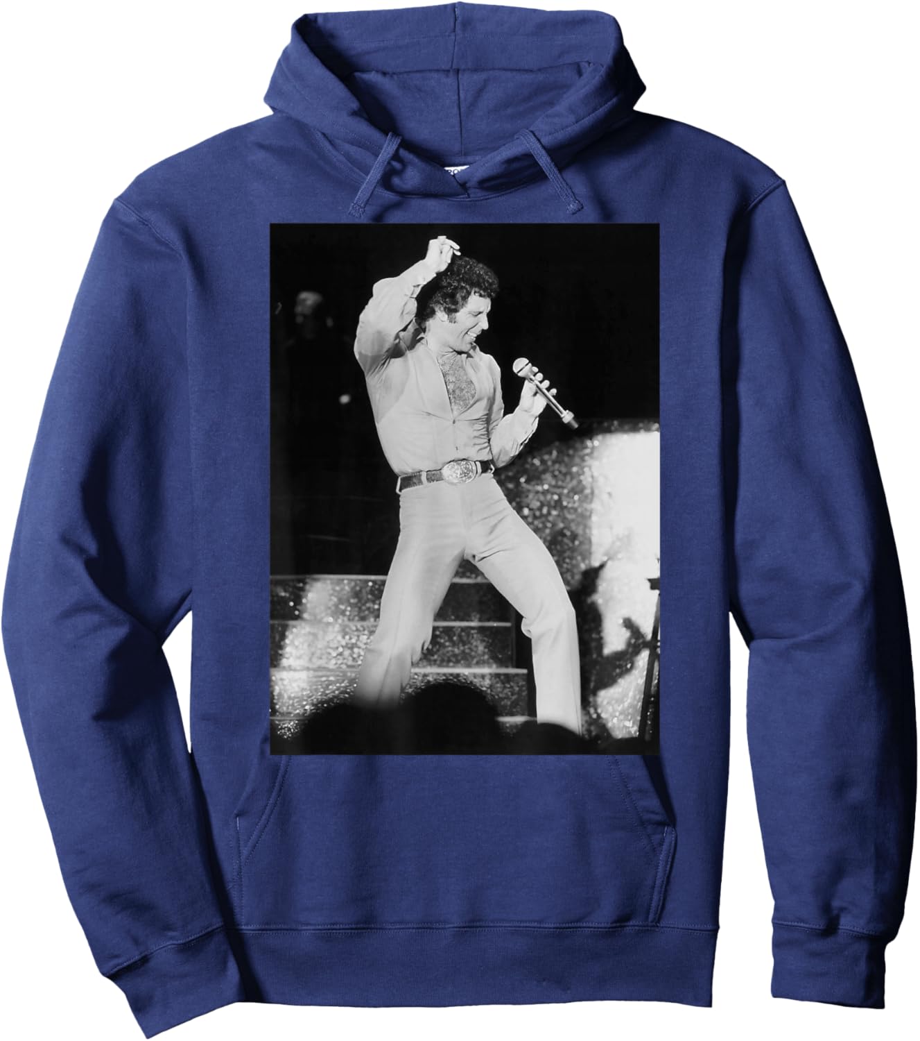 Tom Jones Live Lake Tahoe Nevada 1983 Hoodie - Hoodie | Navy