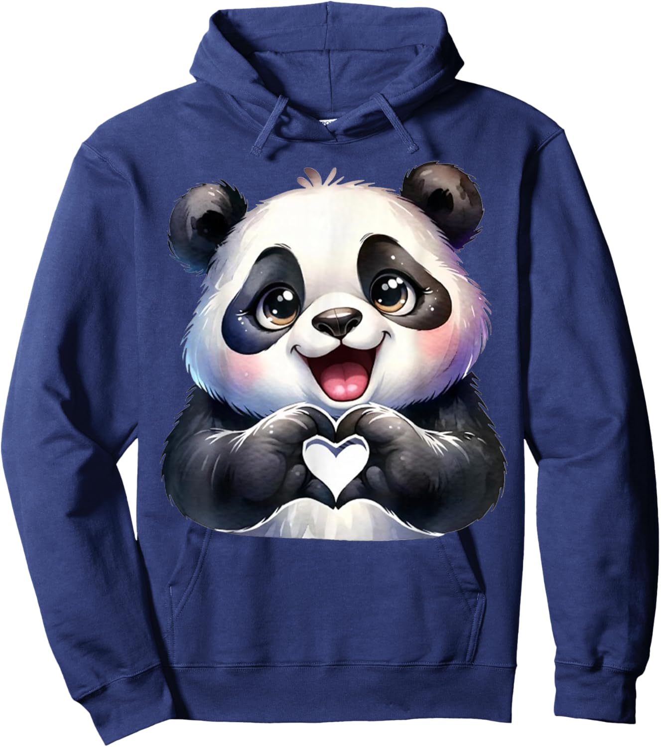 Cute Funny Meme Panda Lover Men Women Kid Hoodie - Hoodie | Navy