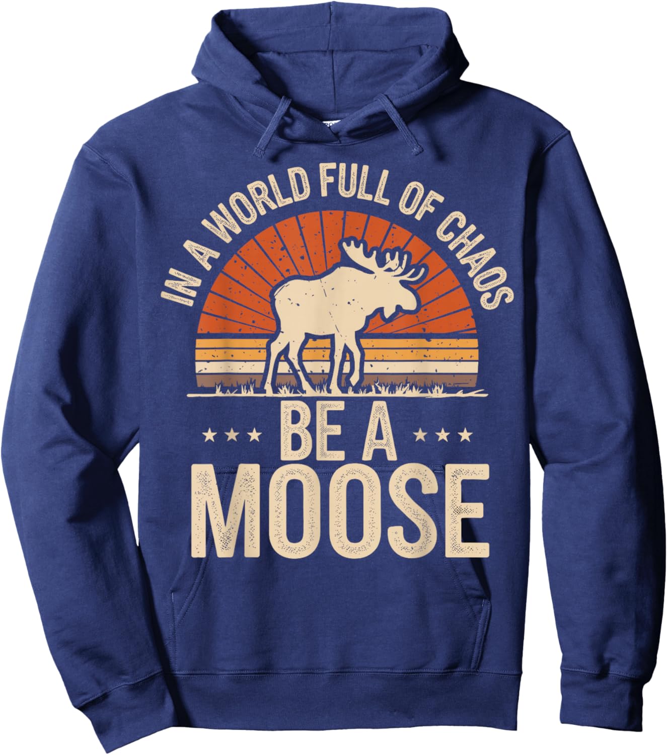 Be A Moose Hoodie - Hoodie | Navy